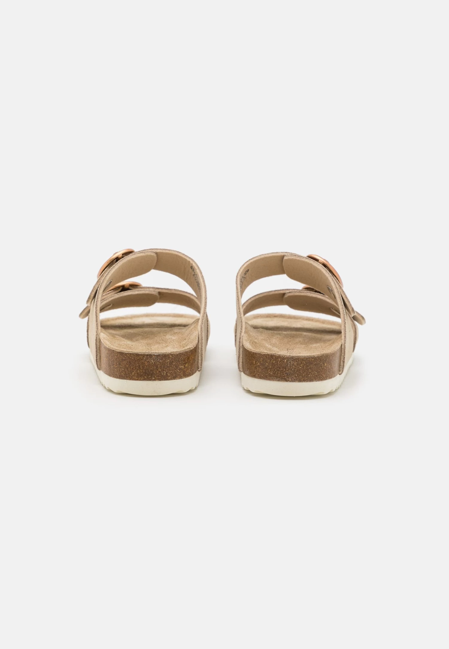 Leather - Mules - Beige