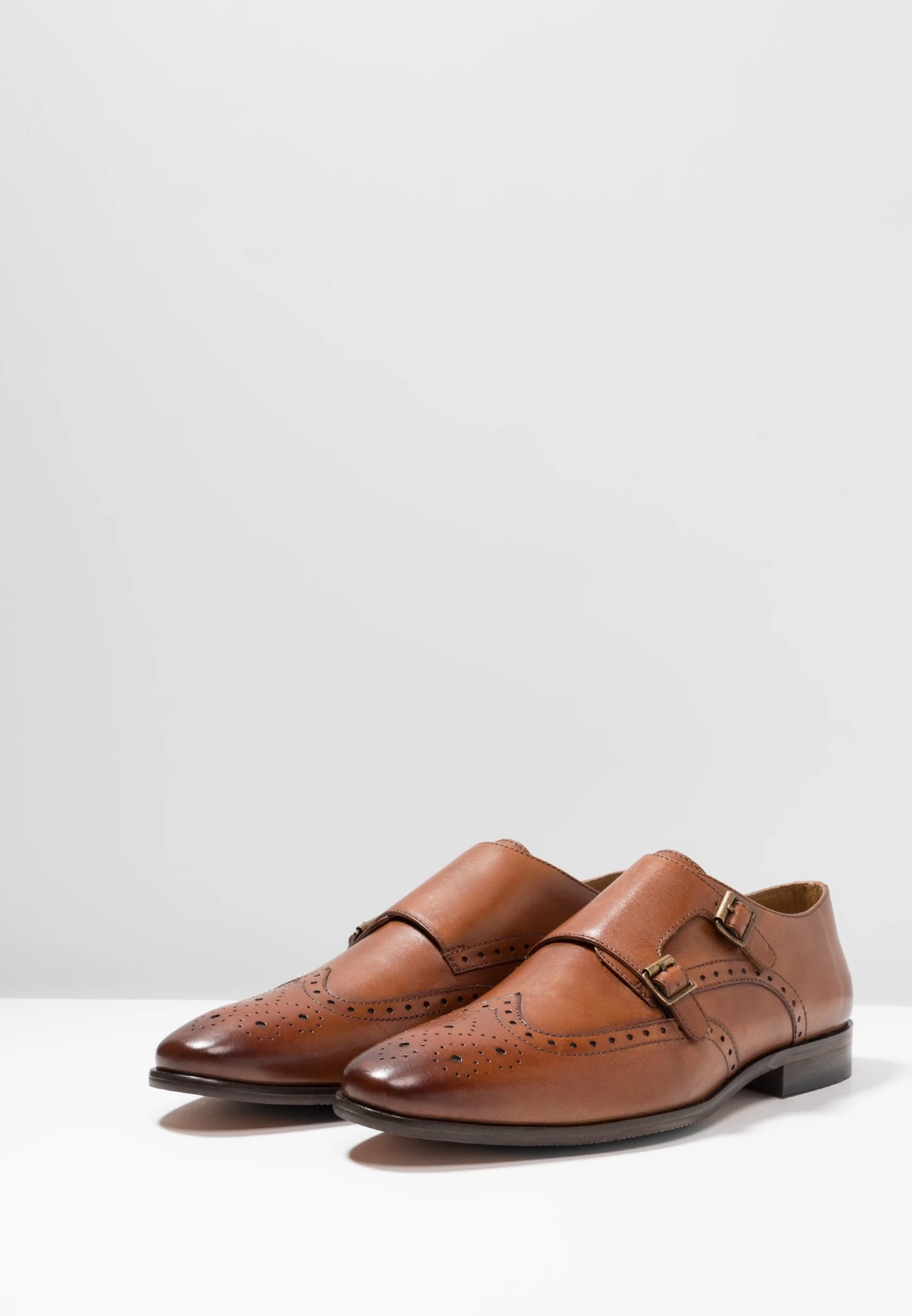 Leather - Smart Slip-Ons - Cognac