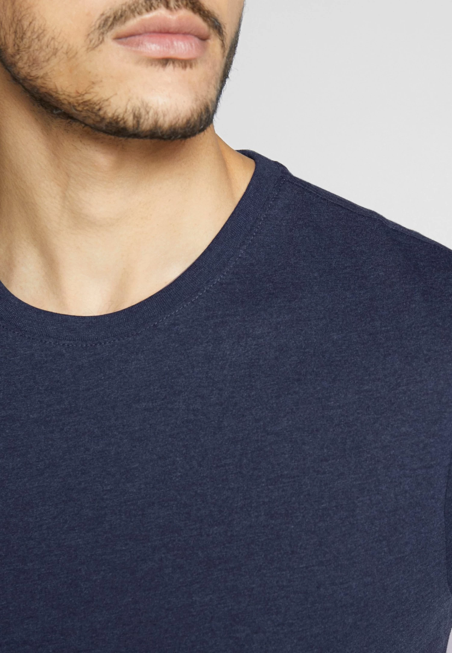 4 Pack - Basic T-Shirt - Black/White/Blue