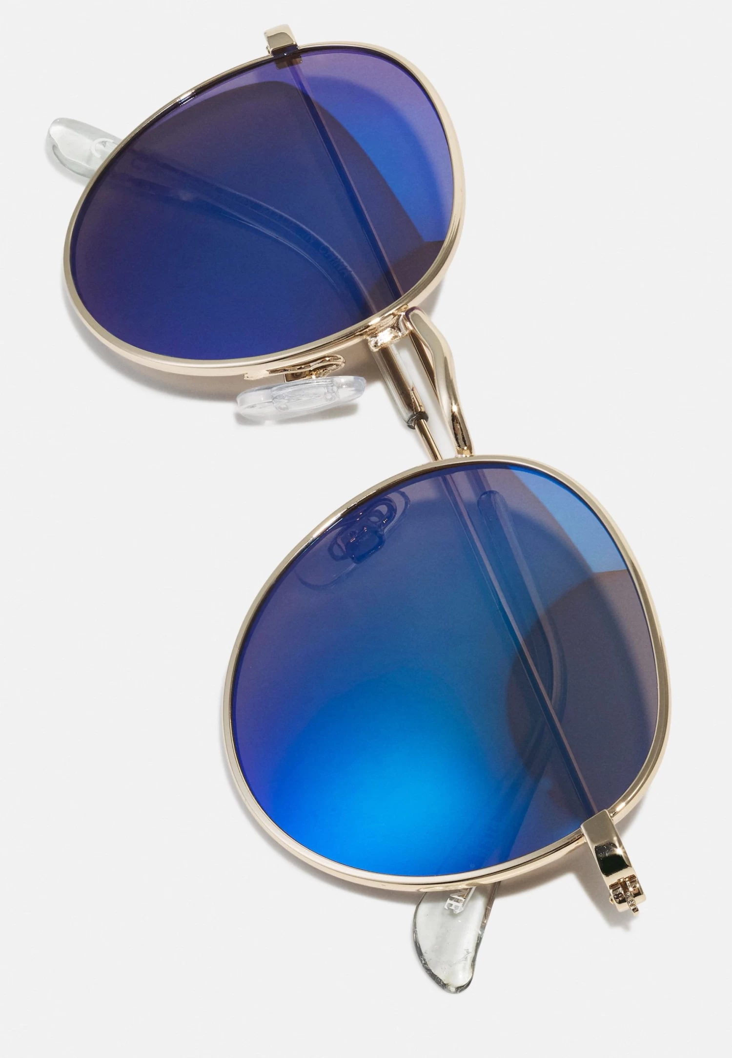 Unisex - Sunglasses - Gold-Coloured/Blue