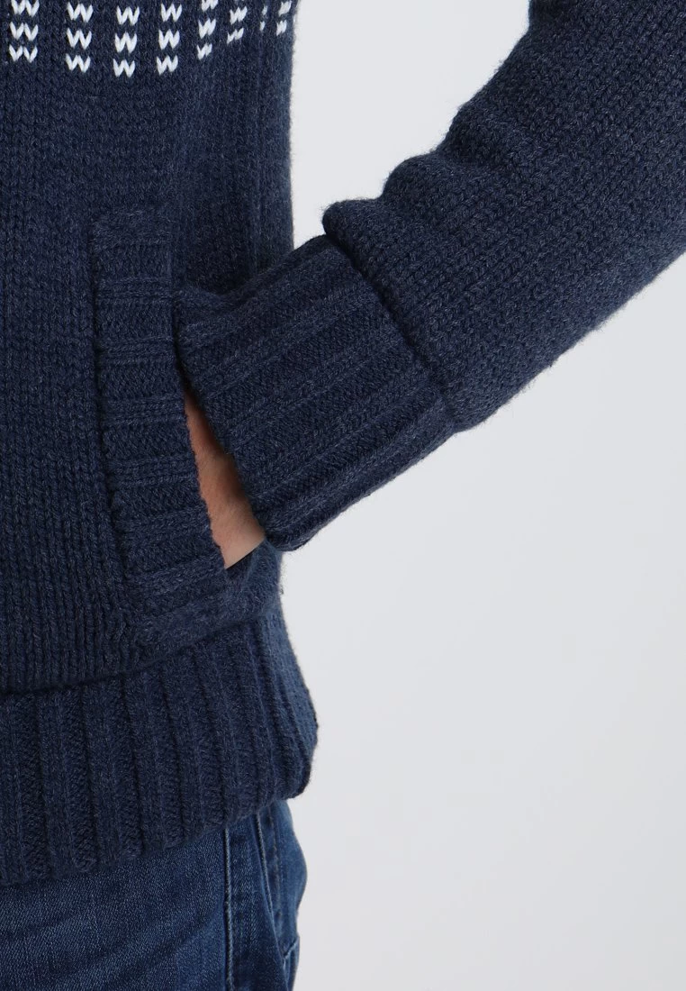 Cardigan - Blue Melange