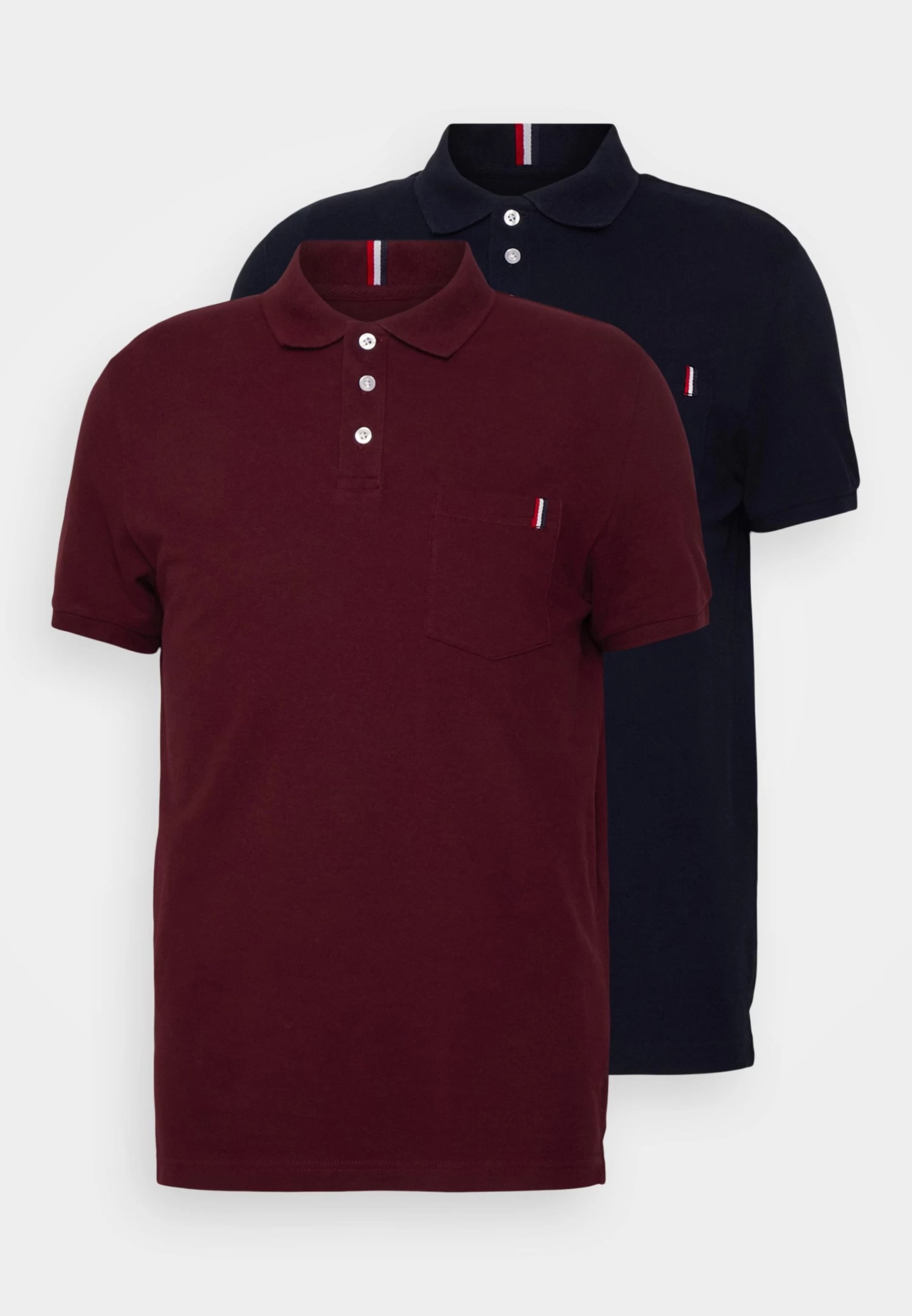 2 Pack - Polo Shirt - Blue/Bordeaux