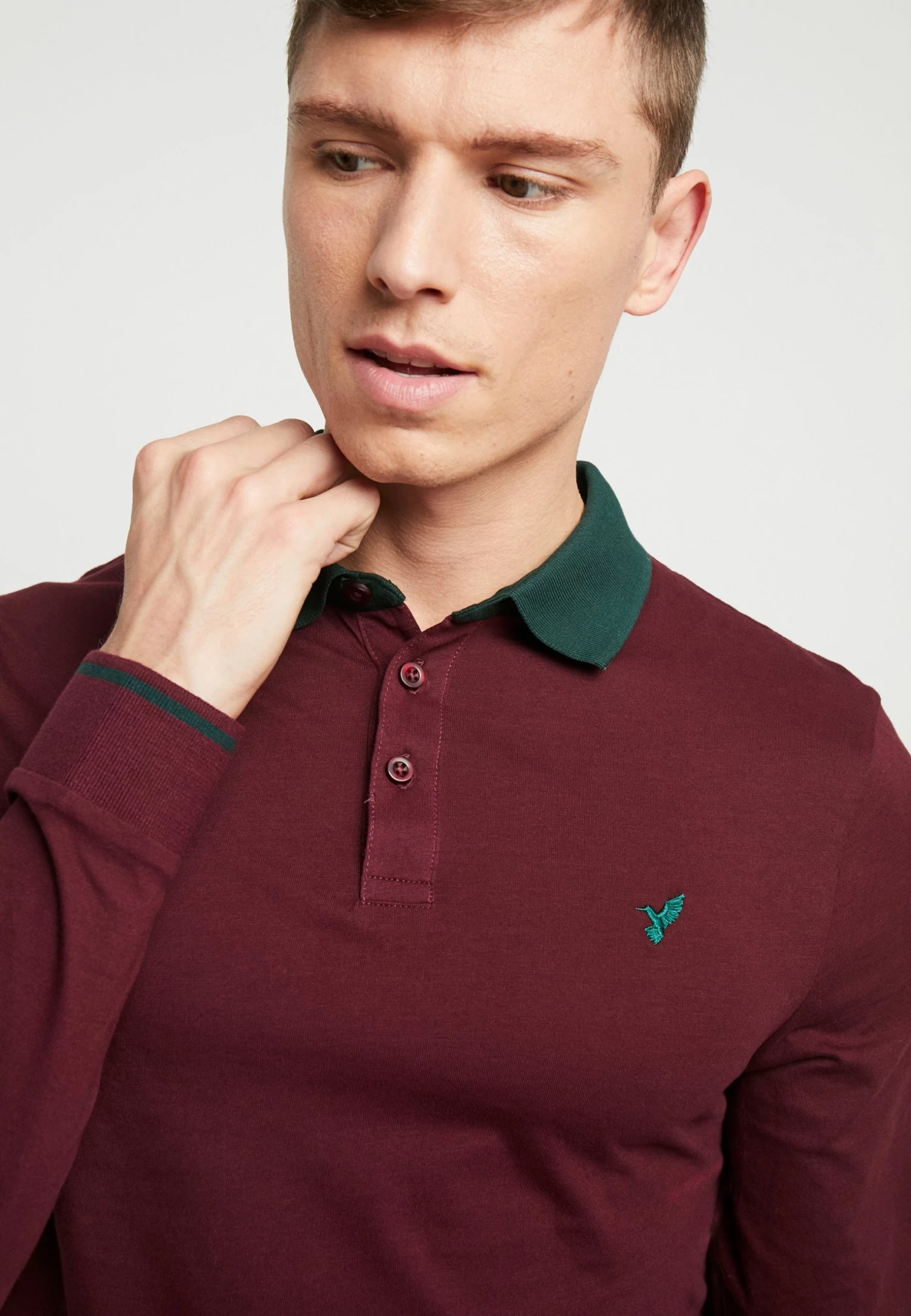 Muscle Fit - Polo Shirt - Bordeaux