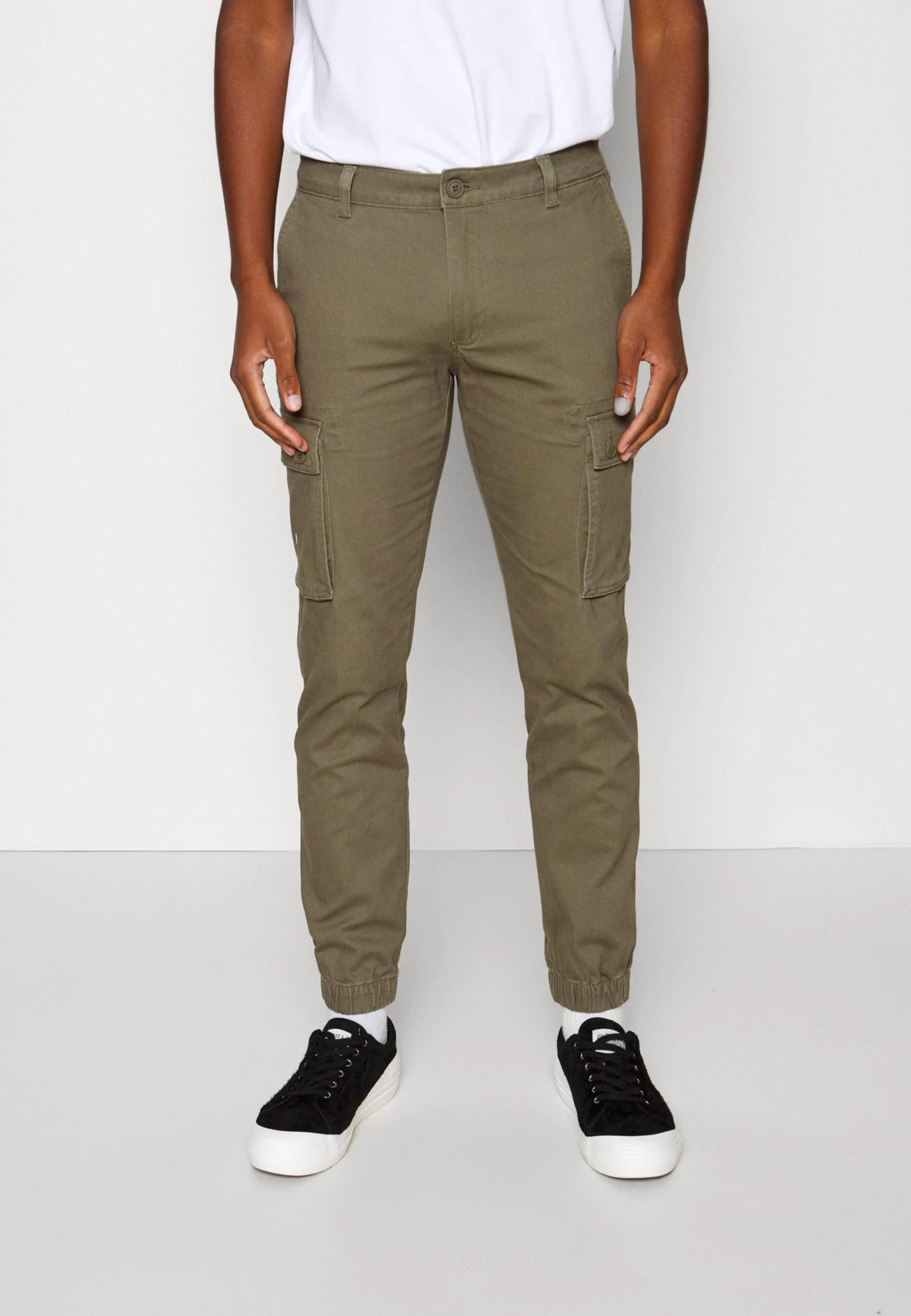 2 Pack - Cargo Trousers - Olive/Black