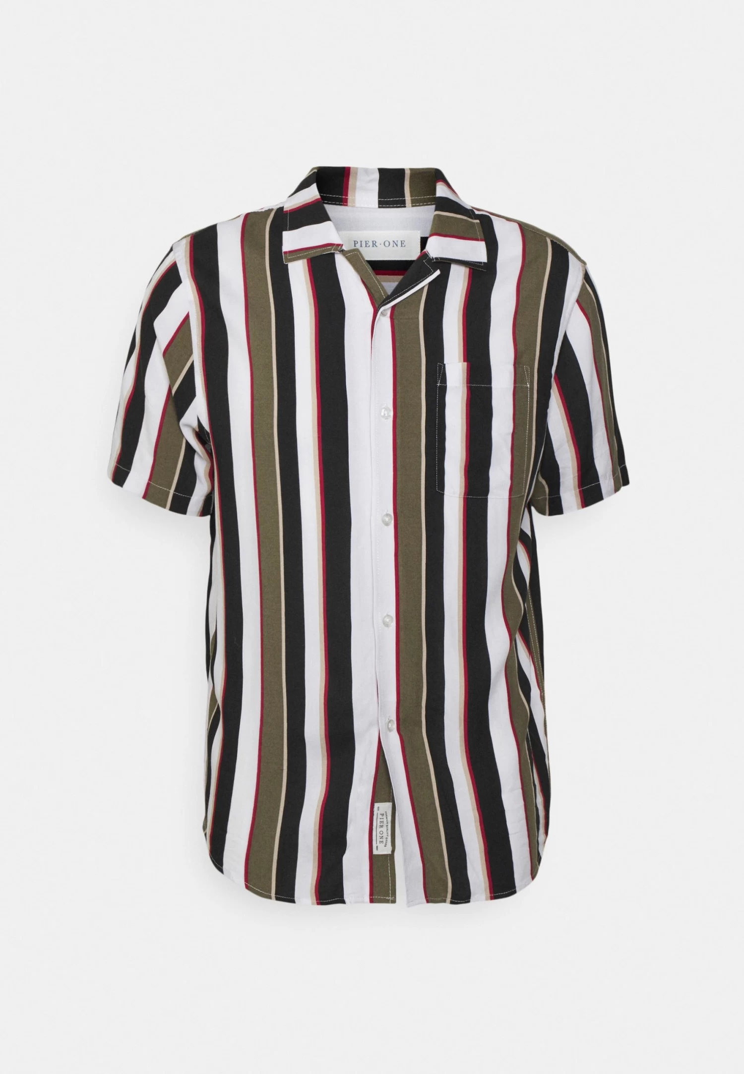 Shirt - Khaki/Dark Blue