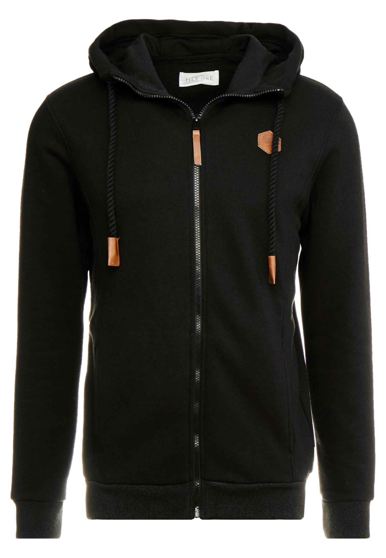 Zip-Up Sweatshirt - Black