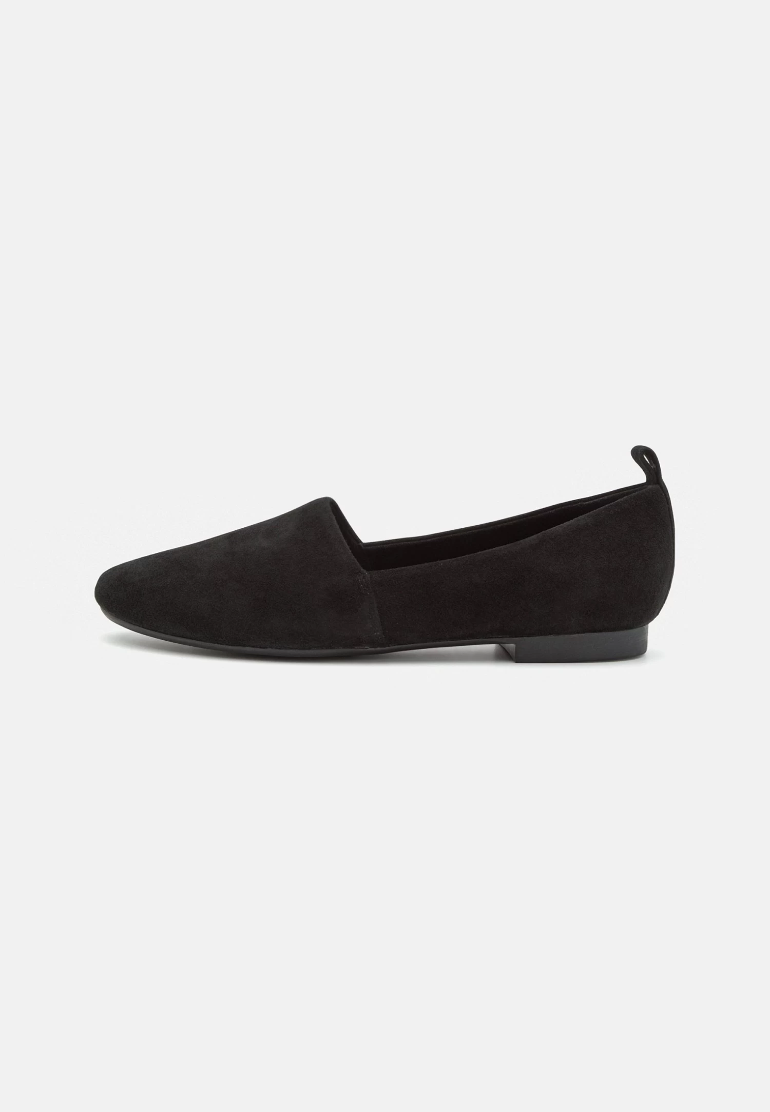 Leather- Slip-Ons - Black