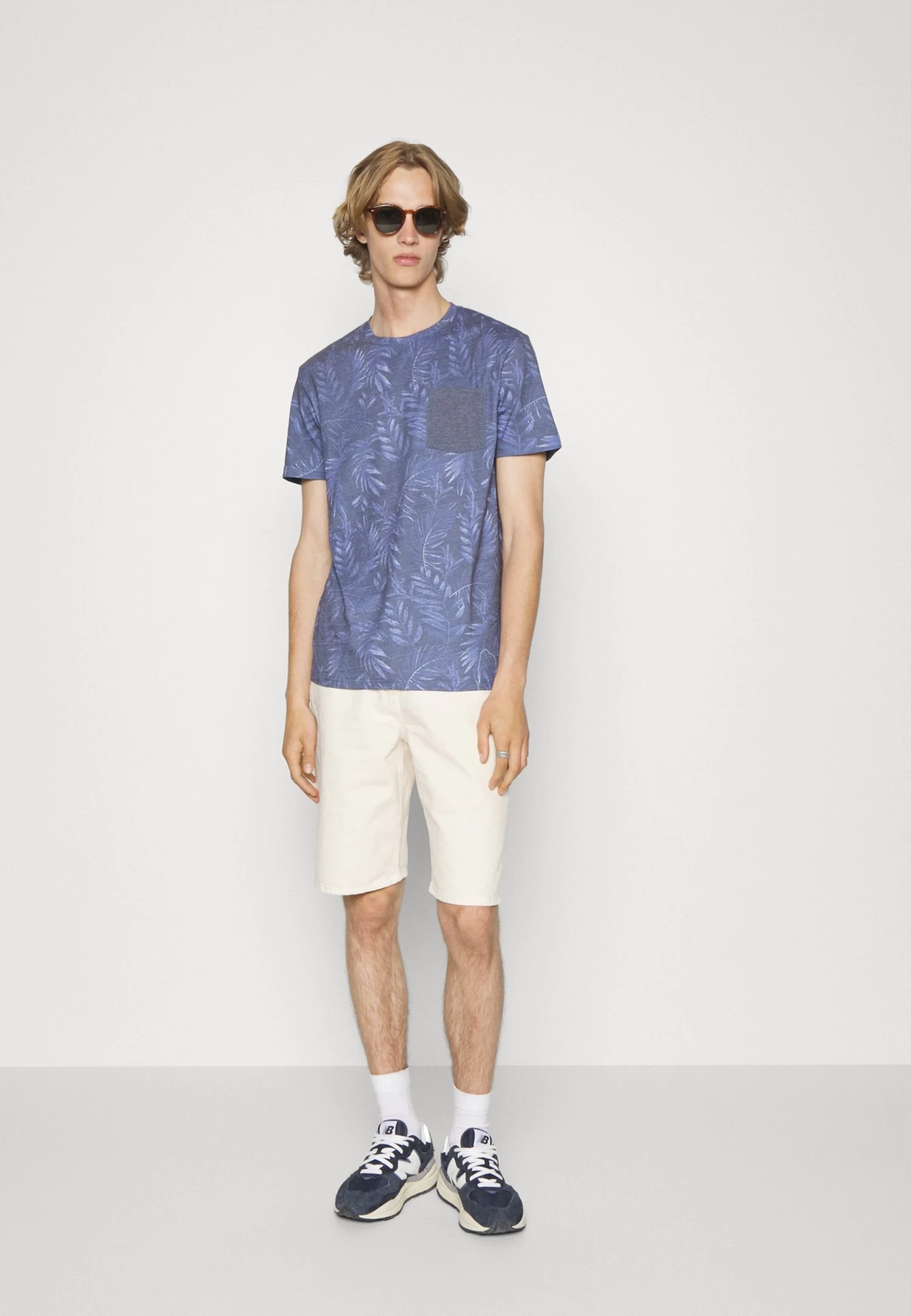 Print T-Shirt - Dark Blue