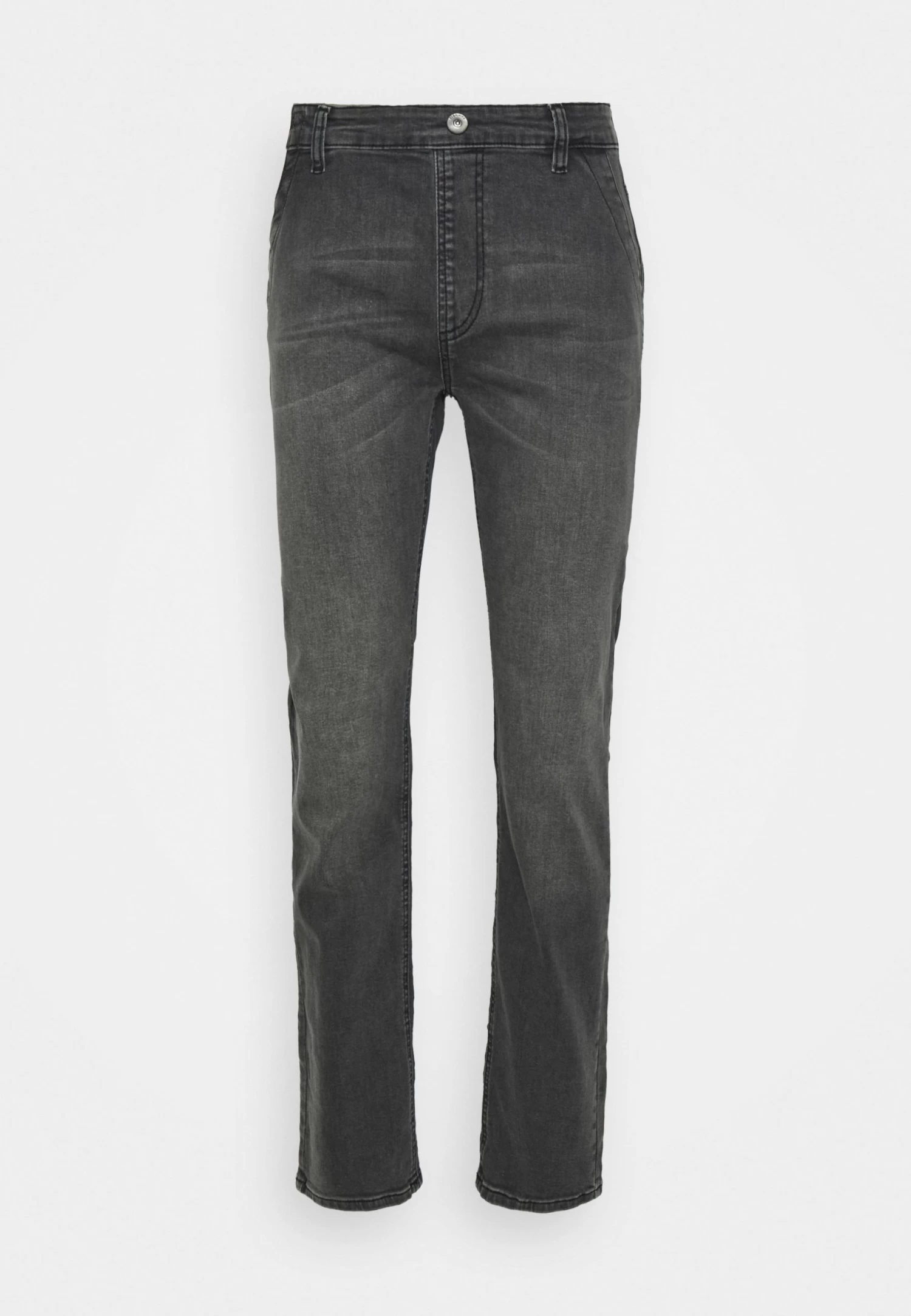 Straight Leg Jeans - Grey Denim