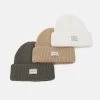 Pier One Unisex 3 Pack - Beanie - Beige/Green/White