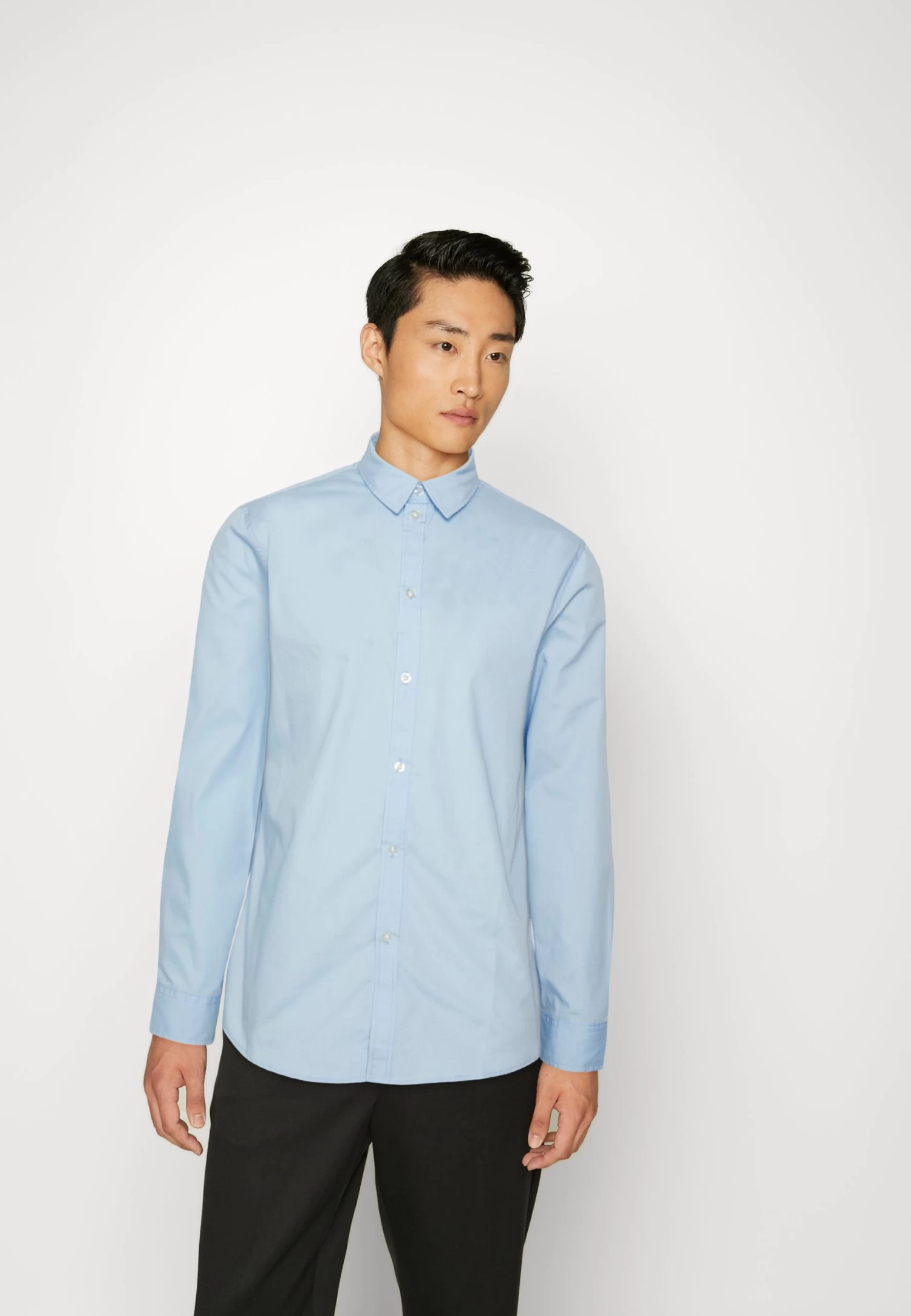 3 Pack - Formal Shirt - White/Light Blue/Dark Blue