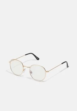 Pier One Unisex - Blue Light Glasses -Gold- Coloured