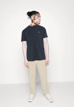 Pier One 5 Pack - Basic T-Shirt - Dark Blue/White/Red