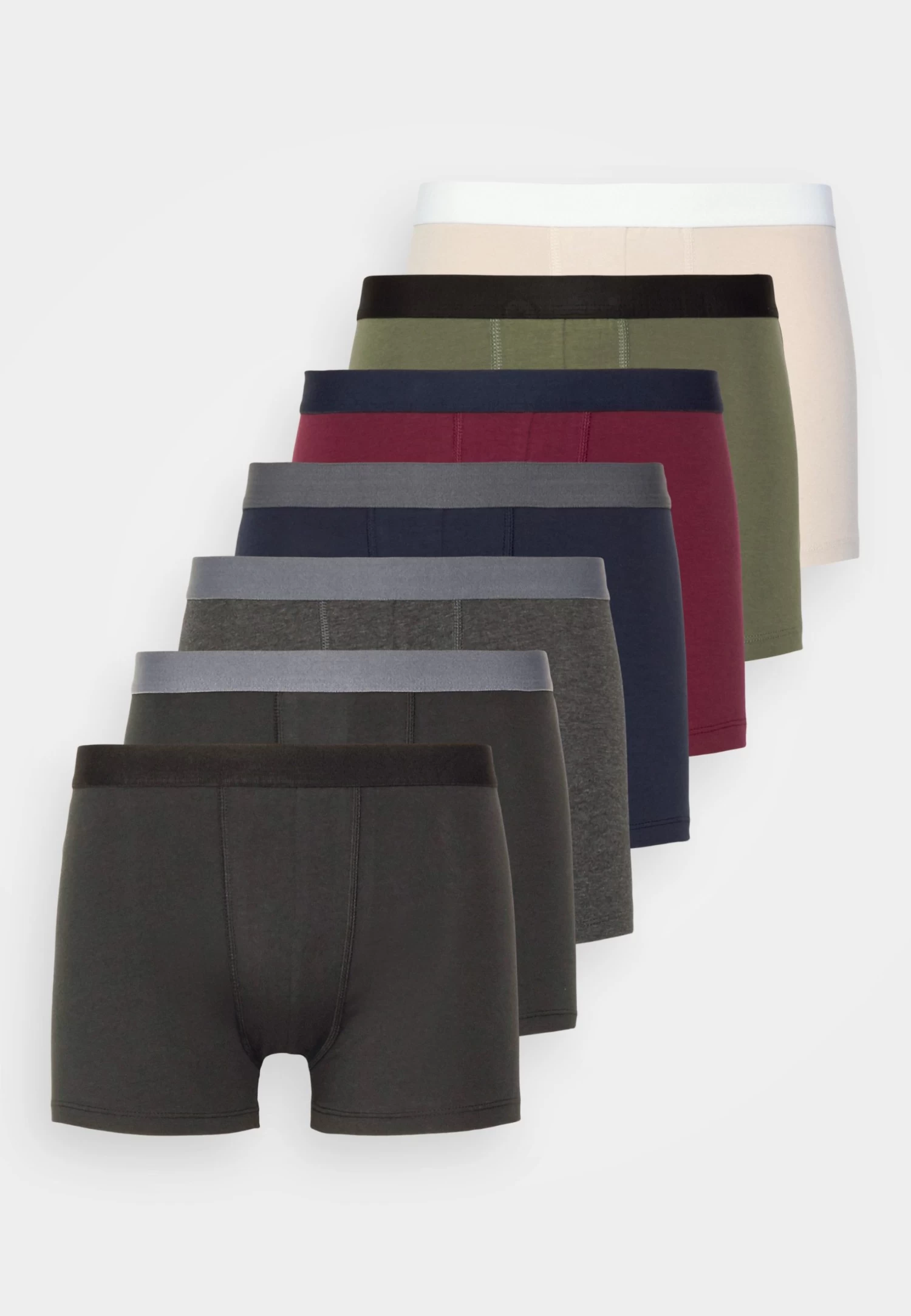 7 Pack - Pants - Black/Dark Blue/Beige