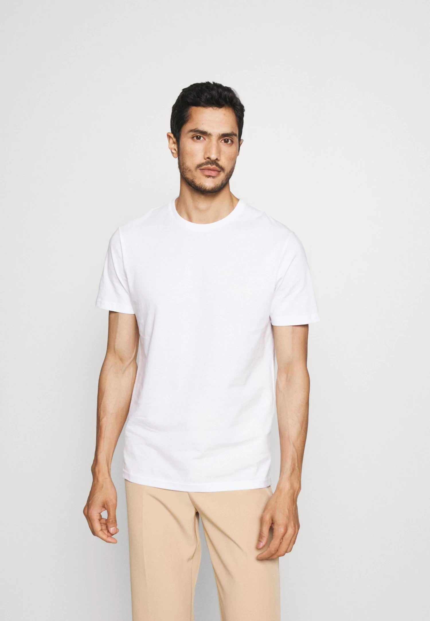 5 Pack - Basic T-Shirt - White/Black/Bordeaux