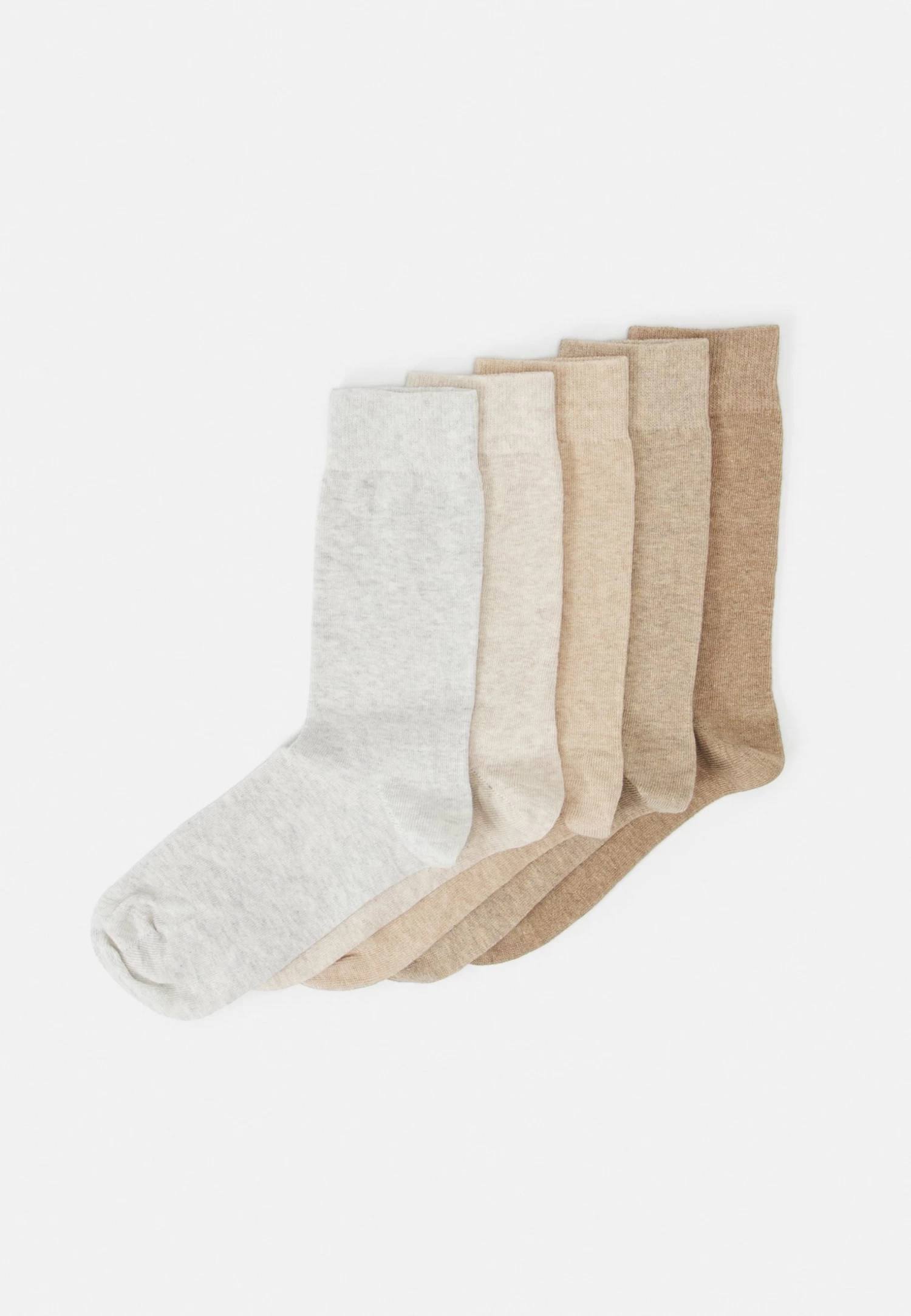 5Pack - Socks - Off-White/Beige/Tan