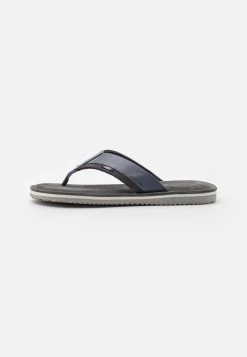 Pier One Leather - T-Bar Sandals - Blue