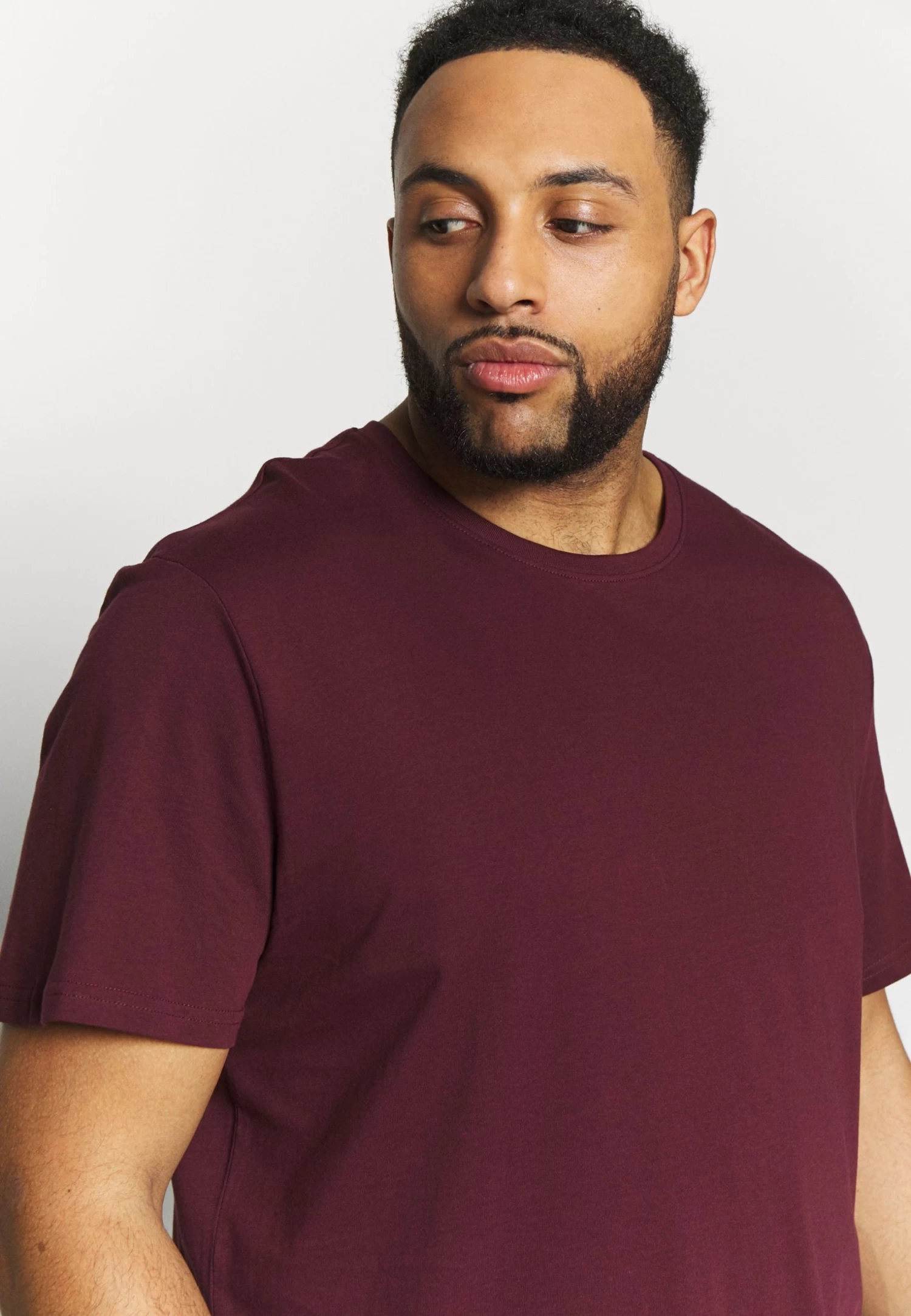 2 Pack - Basic T-Shirt - Dark Blue/Bordeaux