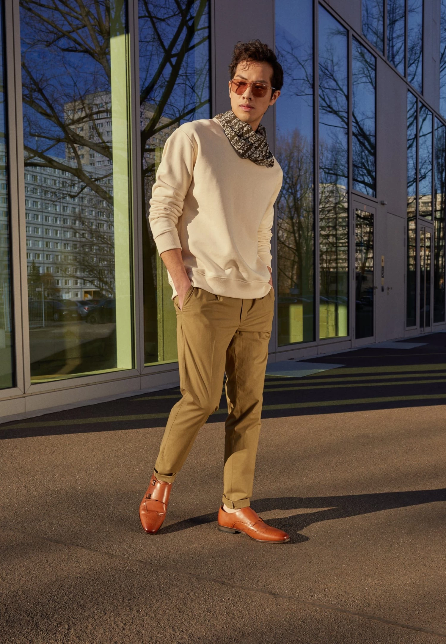 Leather - Smart Slip-Ons - Cognac