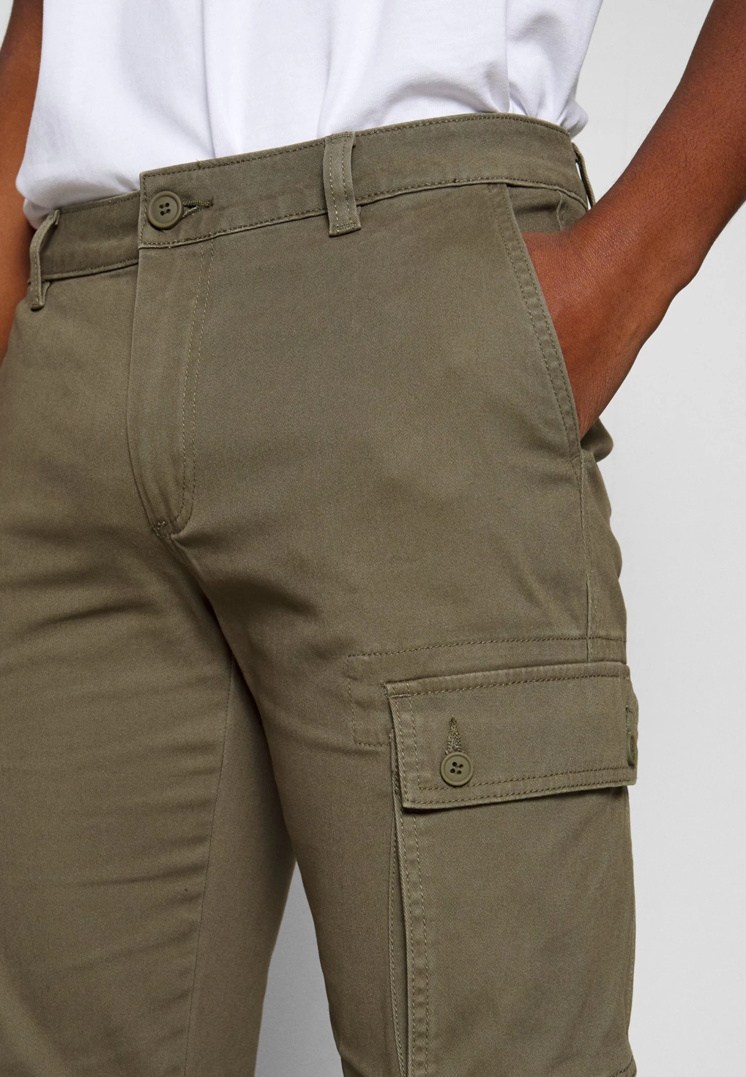 2 Pack - Cargo Trousers - Olive/Black