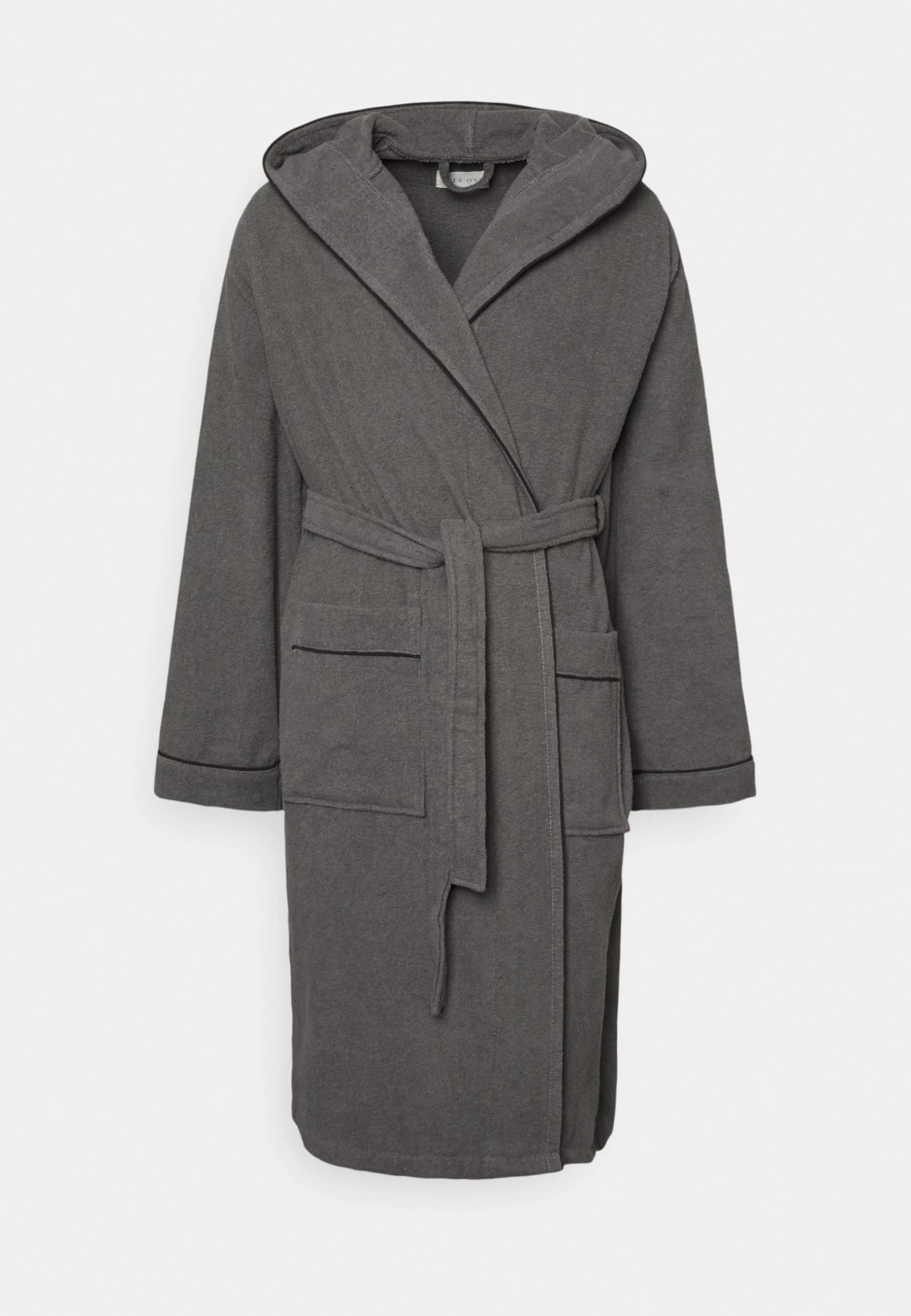 Dressing Gown - Dark Grey/Black