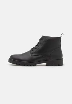 Pier One Lace-Up Ankle Boots - Black
