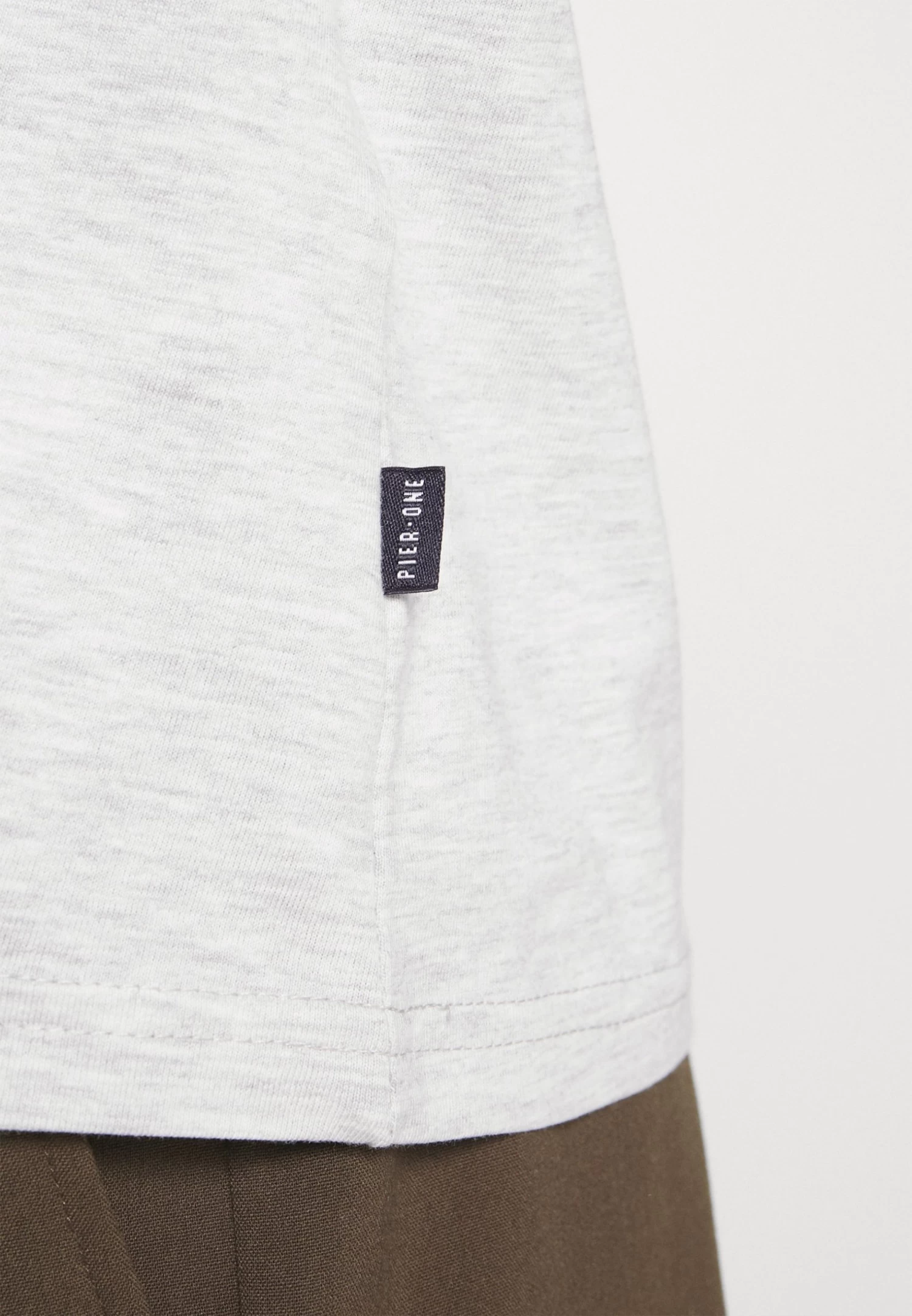 5 Pack - Basic T-Shirt - Light Grey - 101_White - 001_Green - 602