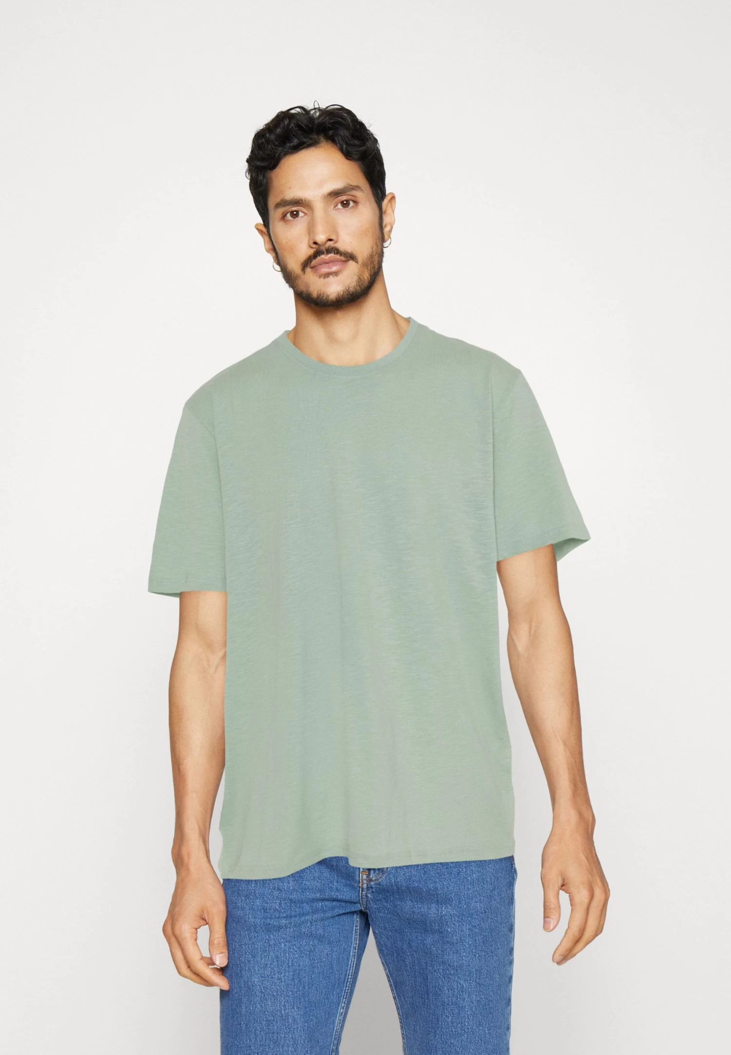 5 Pack - Basic T-Shirt - Mint/Off-White/Khaki