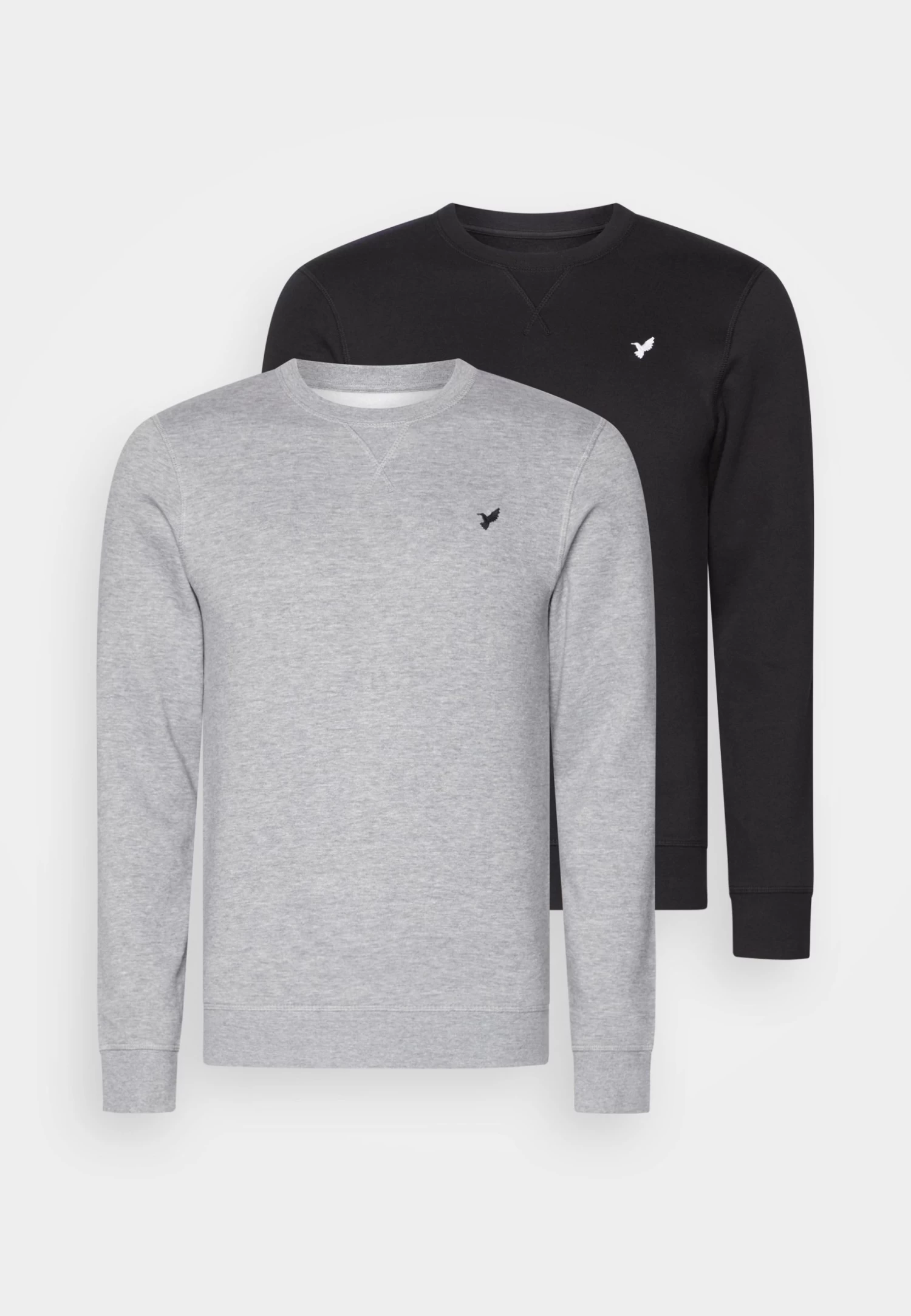 Sweatshirt - Black/Mottled Grey