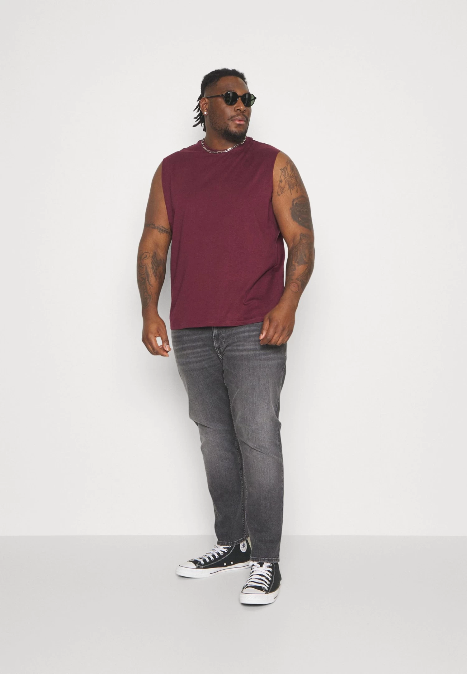 2 Pack- Top - Black/Bordeaux