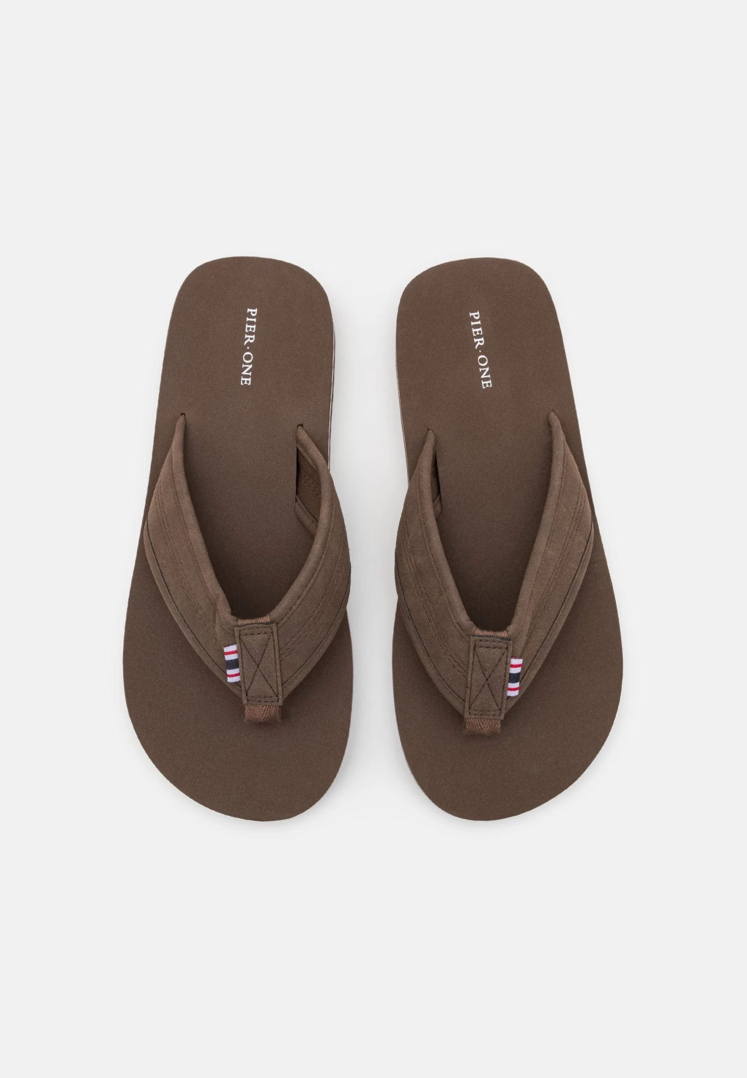 T-Bar Sandals - Brown