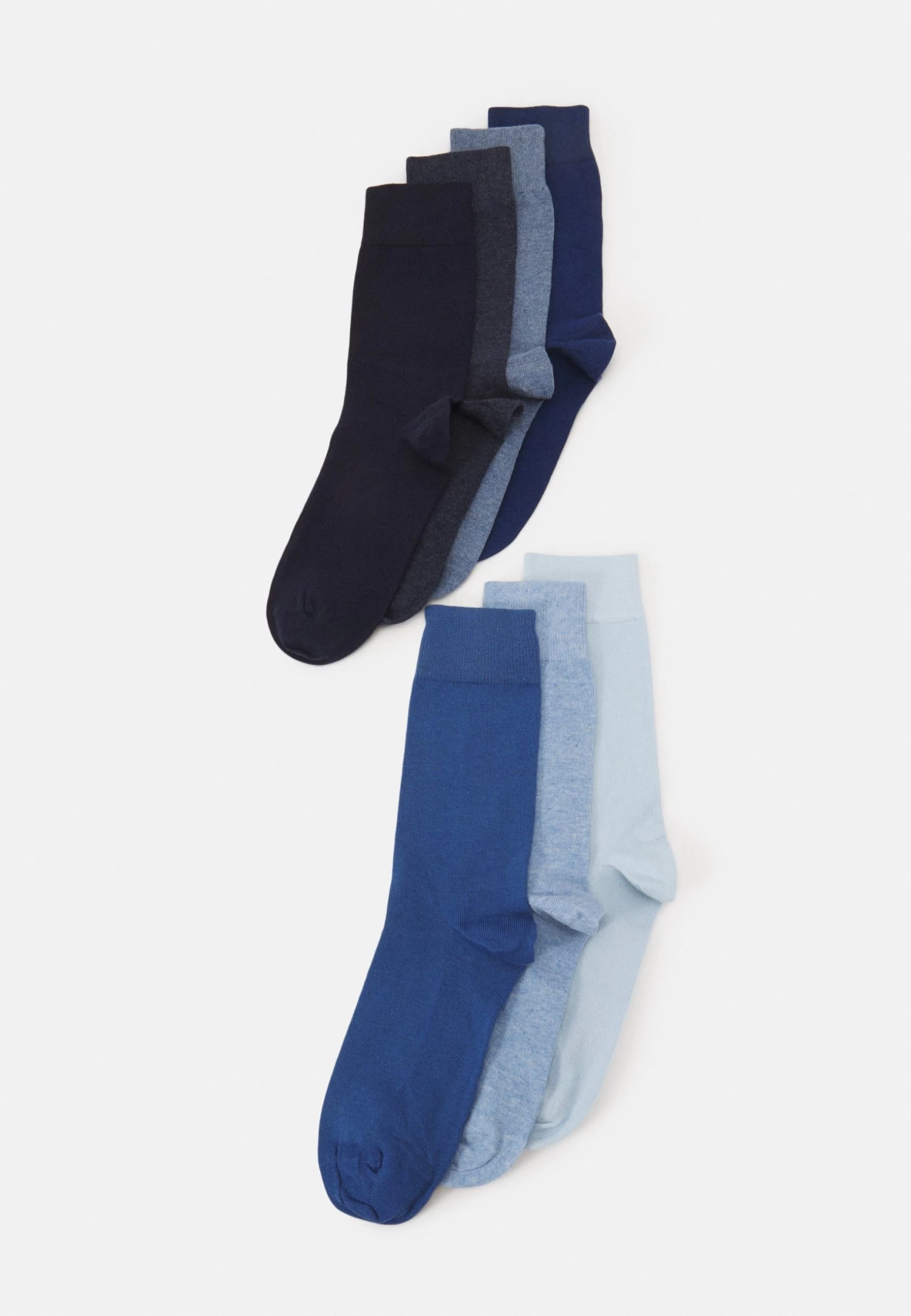 7 Pack - Socks - Blue, Dark Blue