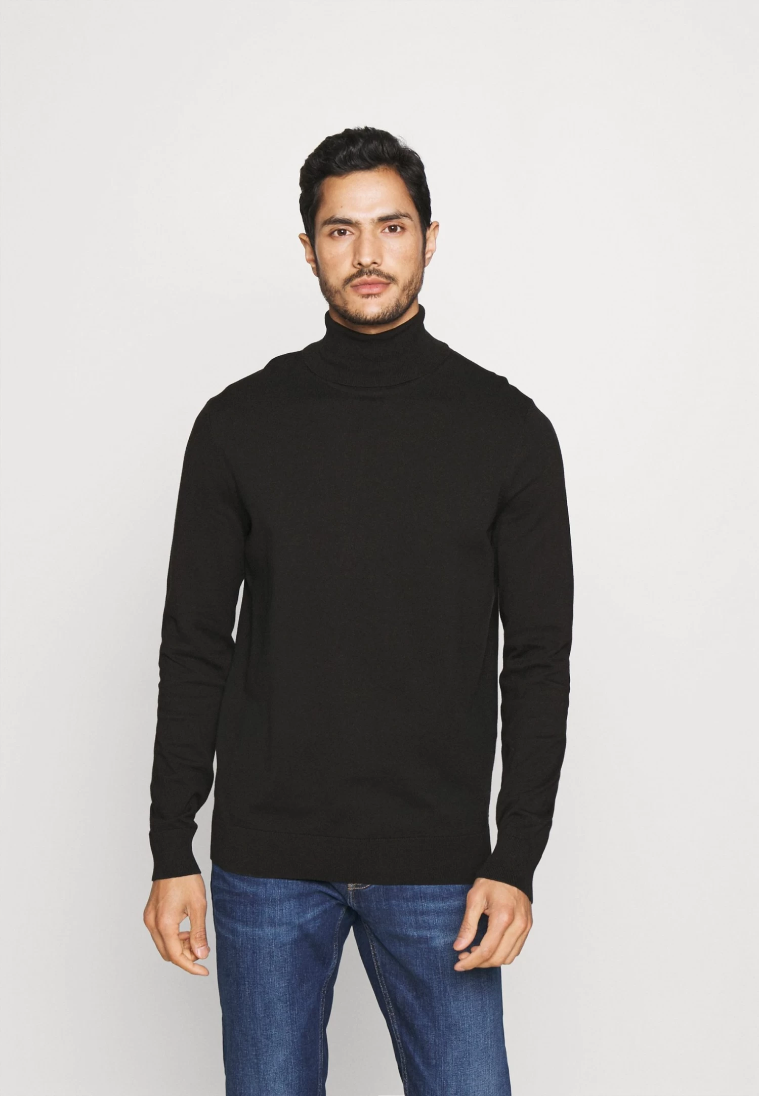 2 Pack - Basic Turtleneck - Jumper - Black/Mottled Brown