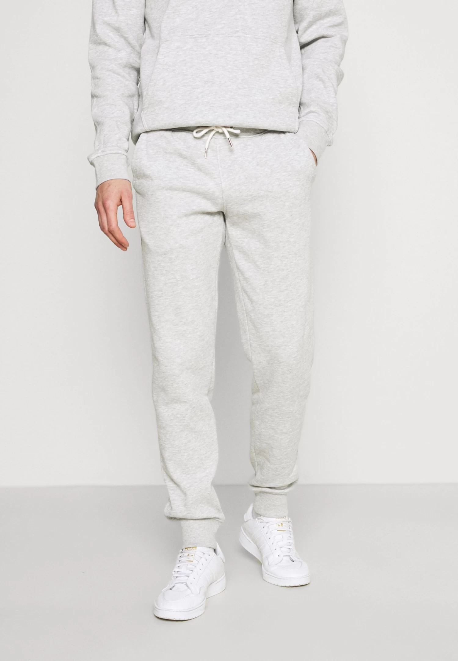 2 Pack - Tracksuit Bottoms - Mottled Light Grey/Mottled Dark Blue