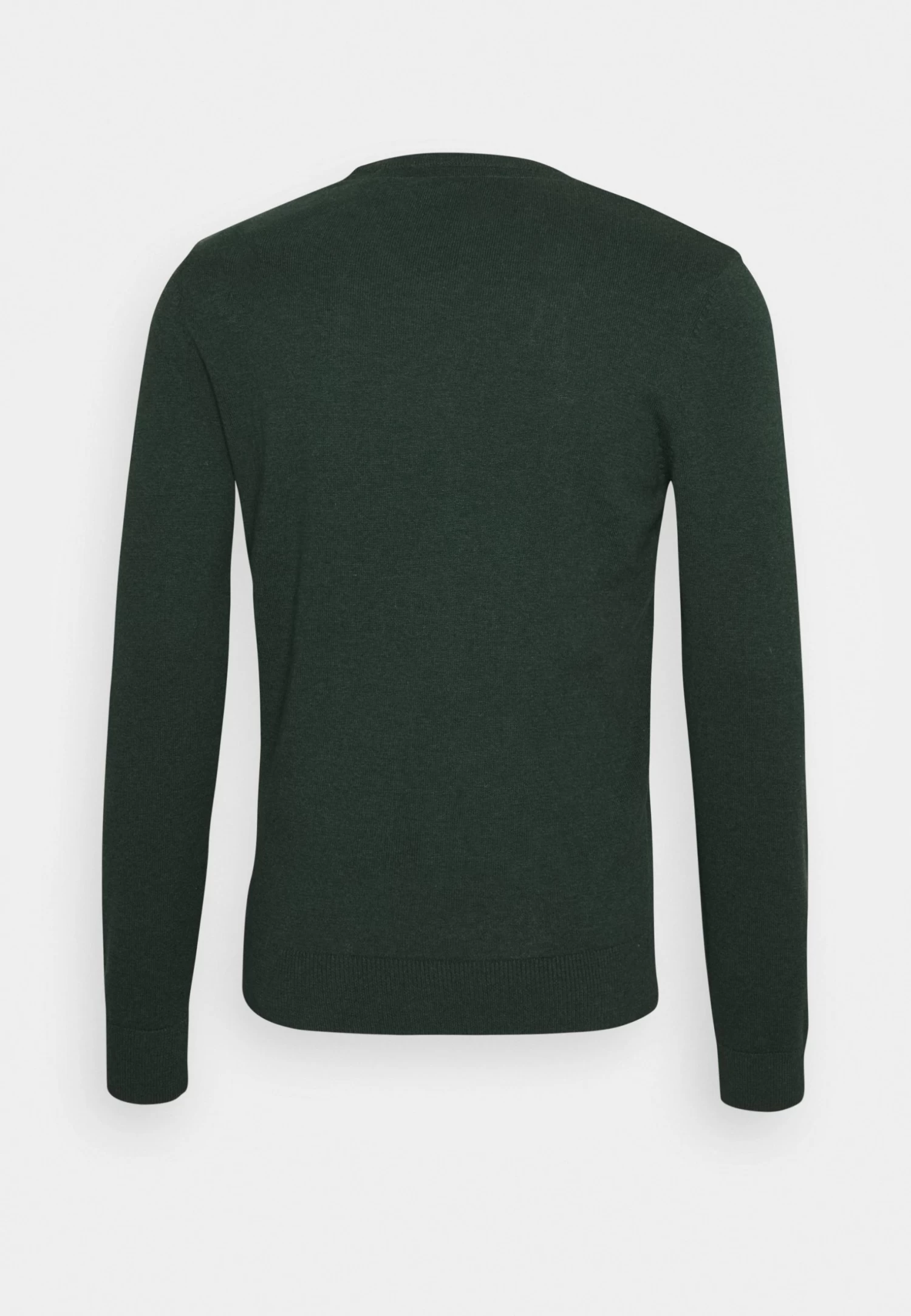 Basic Crewneck - Jumper - Mottled Dark Green