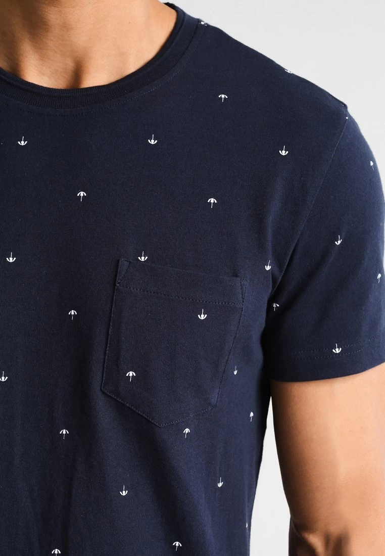 Print T-Shirt - Navy