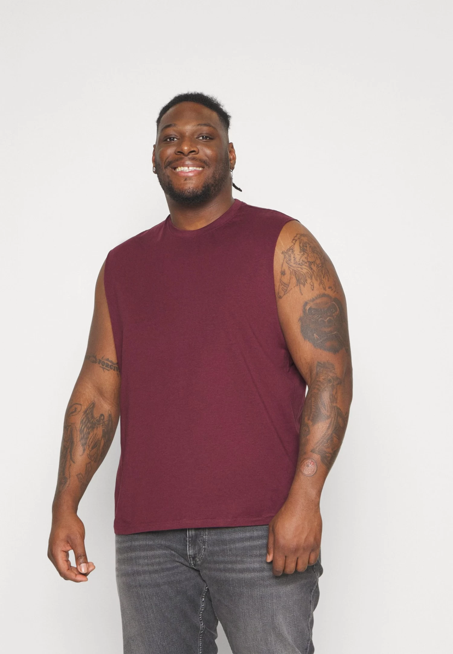 2 Pack- Top - Black/Bordeaux
