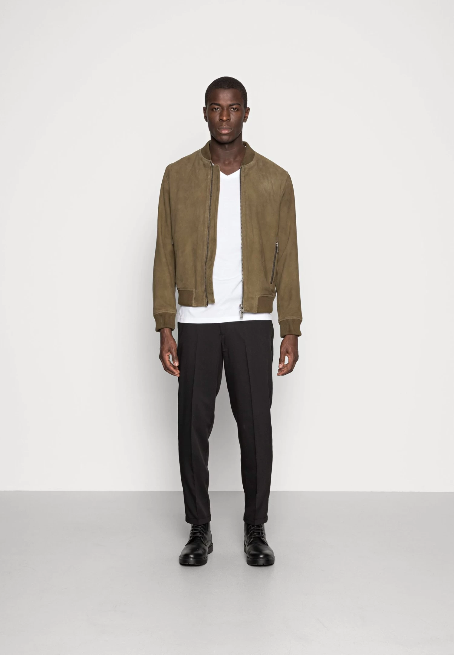 3 Pack- Basic T-Shirt - White/Black/Light Grey