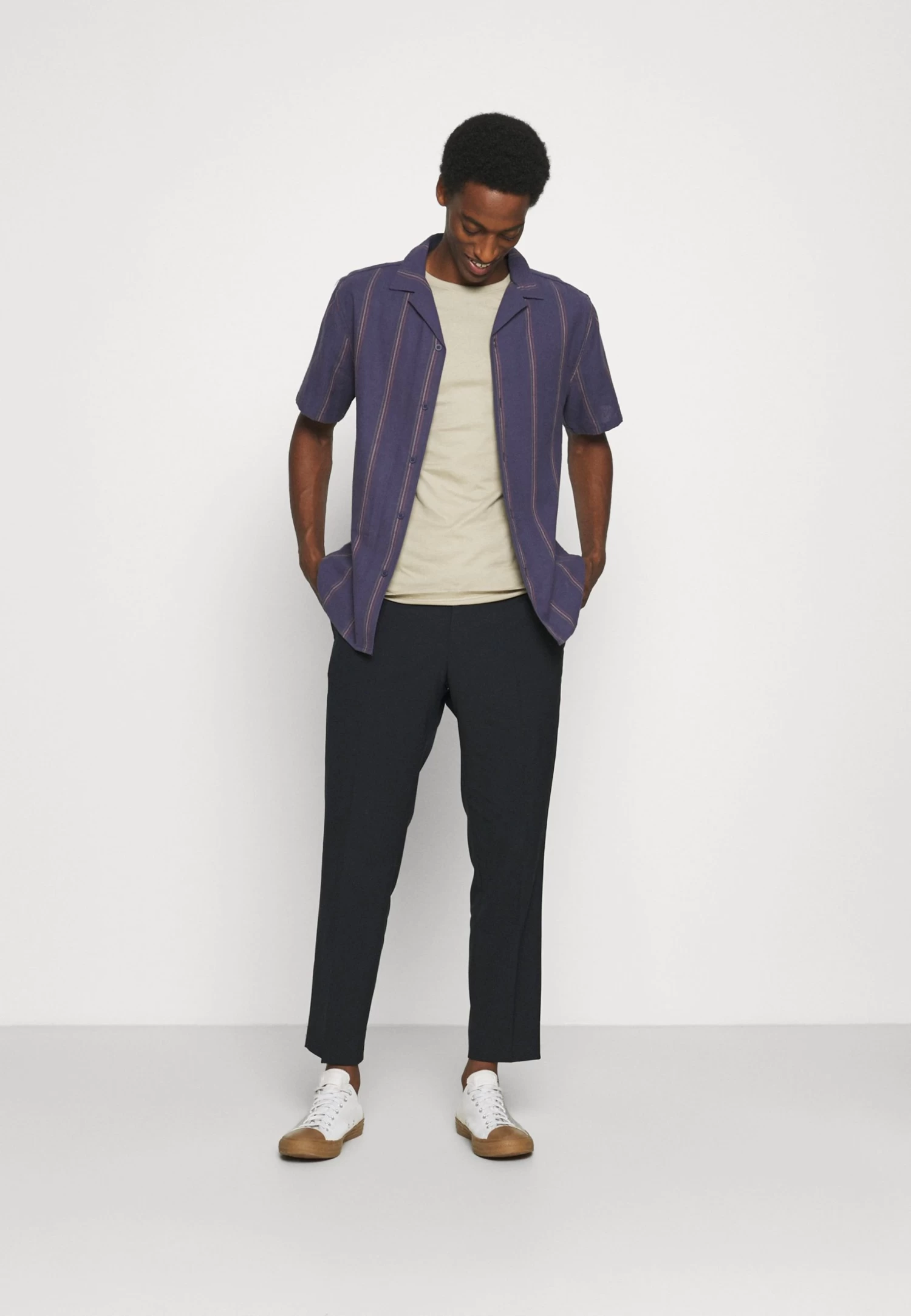 5 Pack - Basic T-Shirt - White/Dark Grey/Black