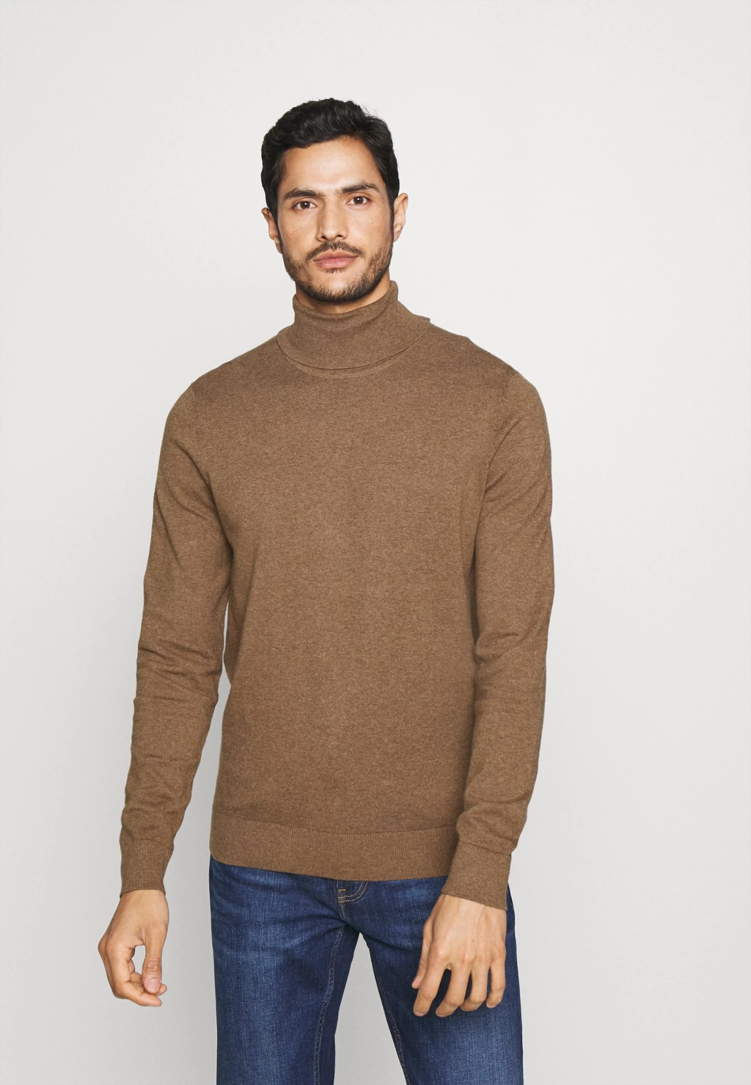2 Pack - Basic Turtleneck - Jumper - Black/Mottled Brown