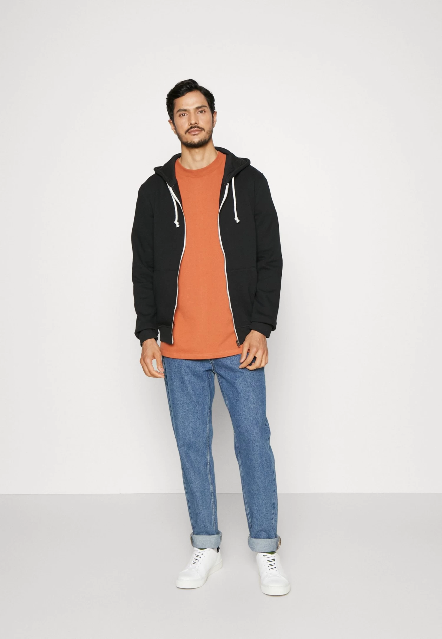 2 Pack - Zip-Up Sweatshirt - Black/Mottled Light Grey