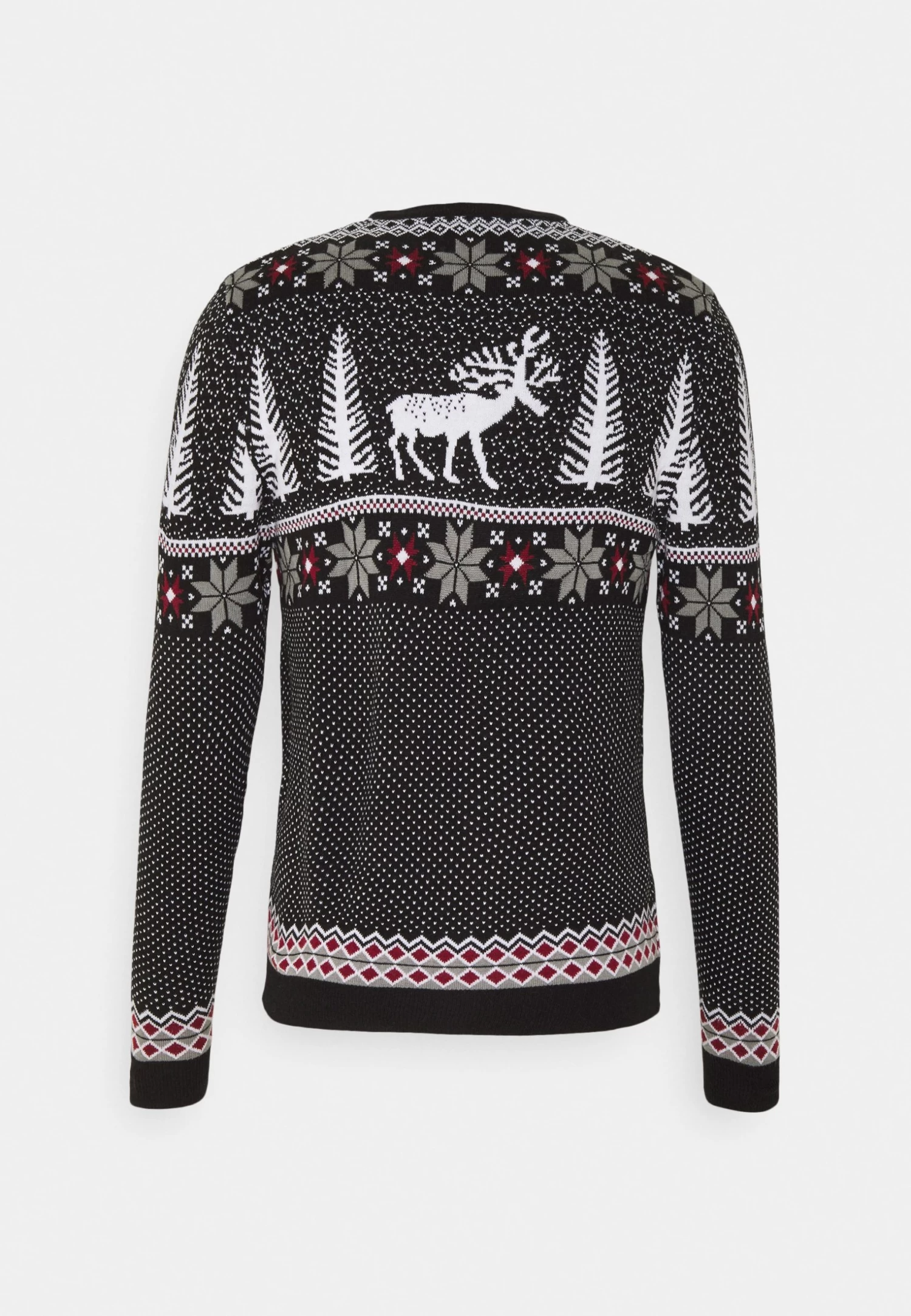 Wintery Christmas Jumper- Jumper - Black