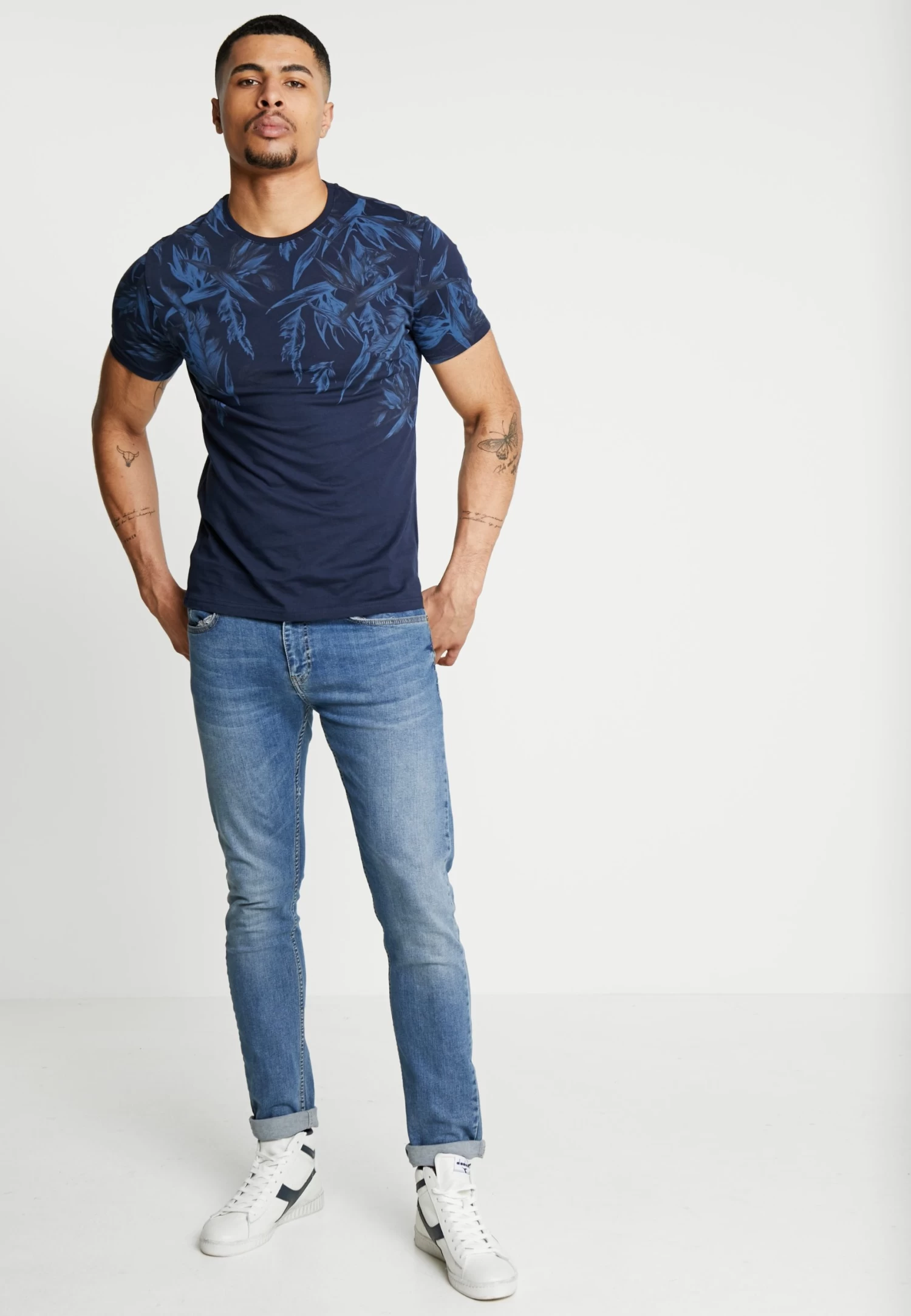 Print T-Shirt - Blue