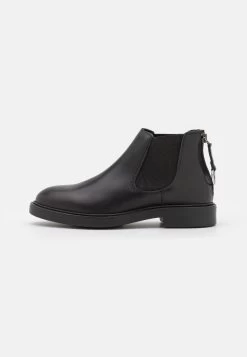 Pier One Leather - Ankle Boots - Black