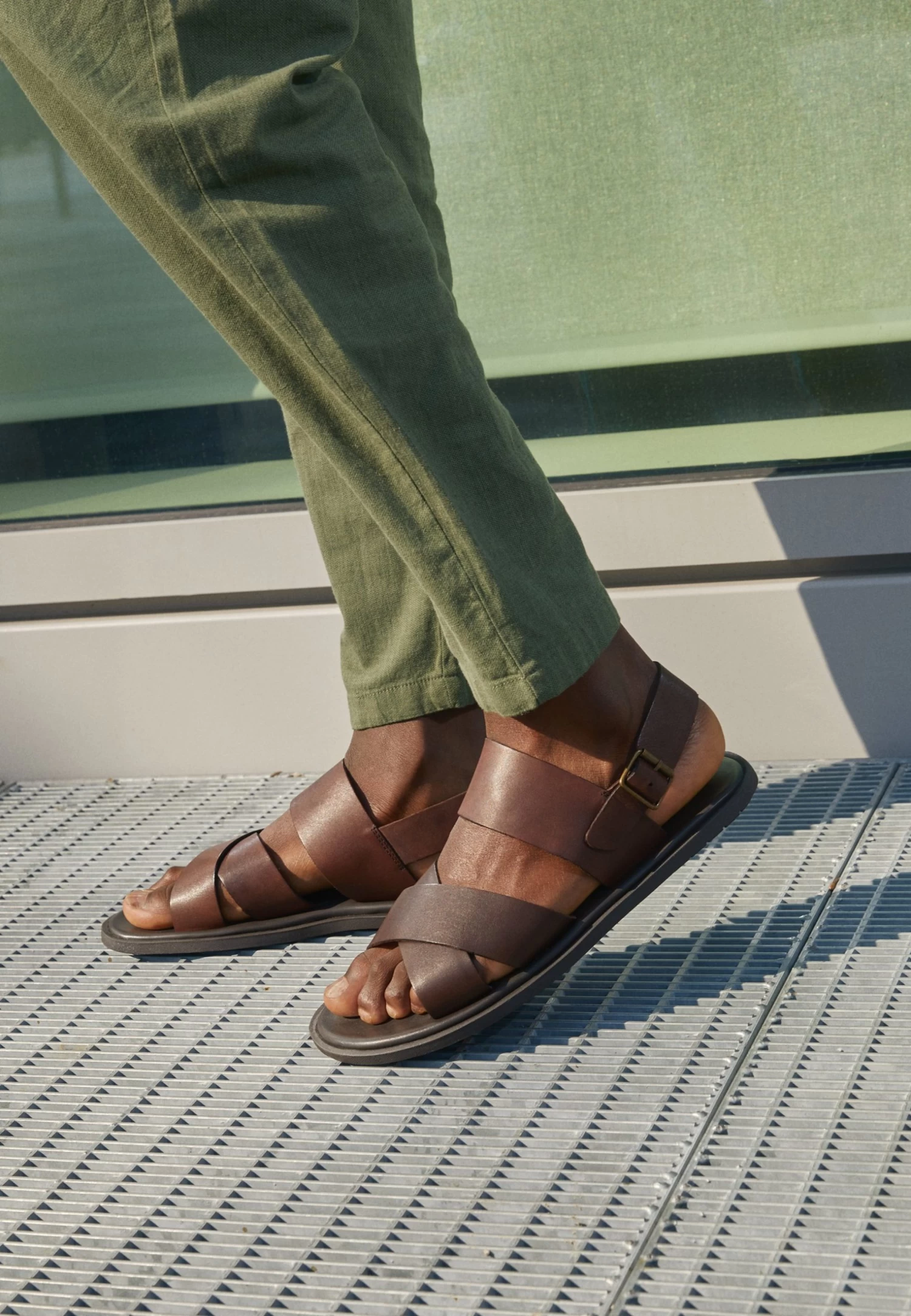 Unisex - Sandals - Cognac
