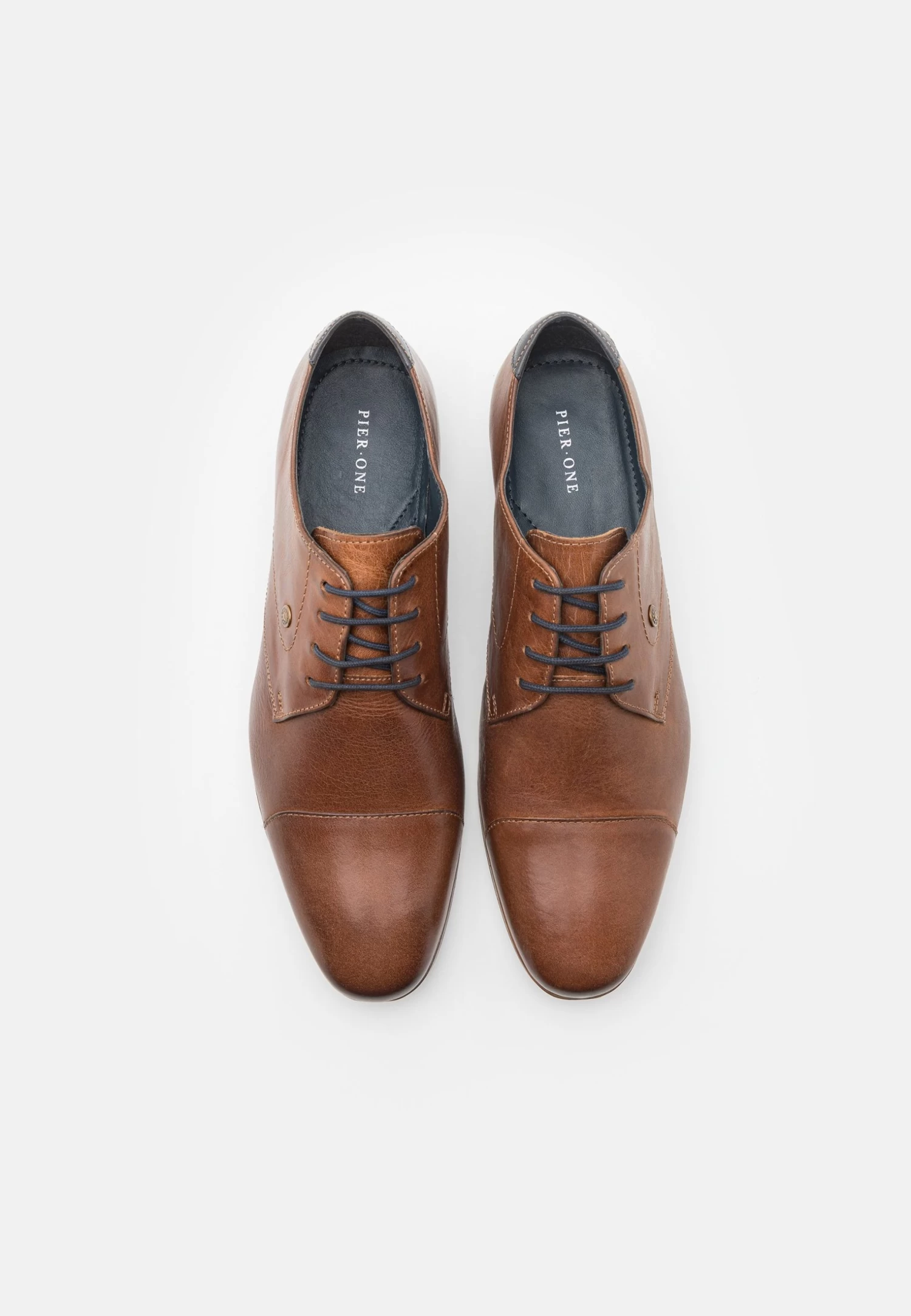 Leather - Lace-Ups - Camel