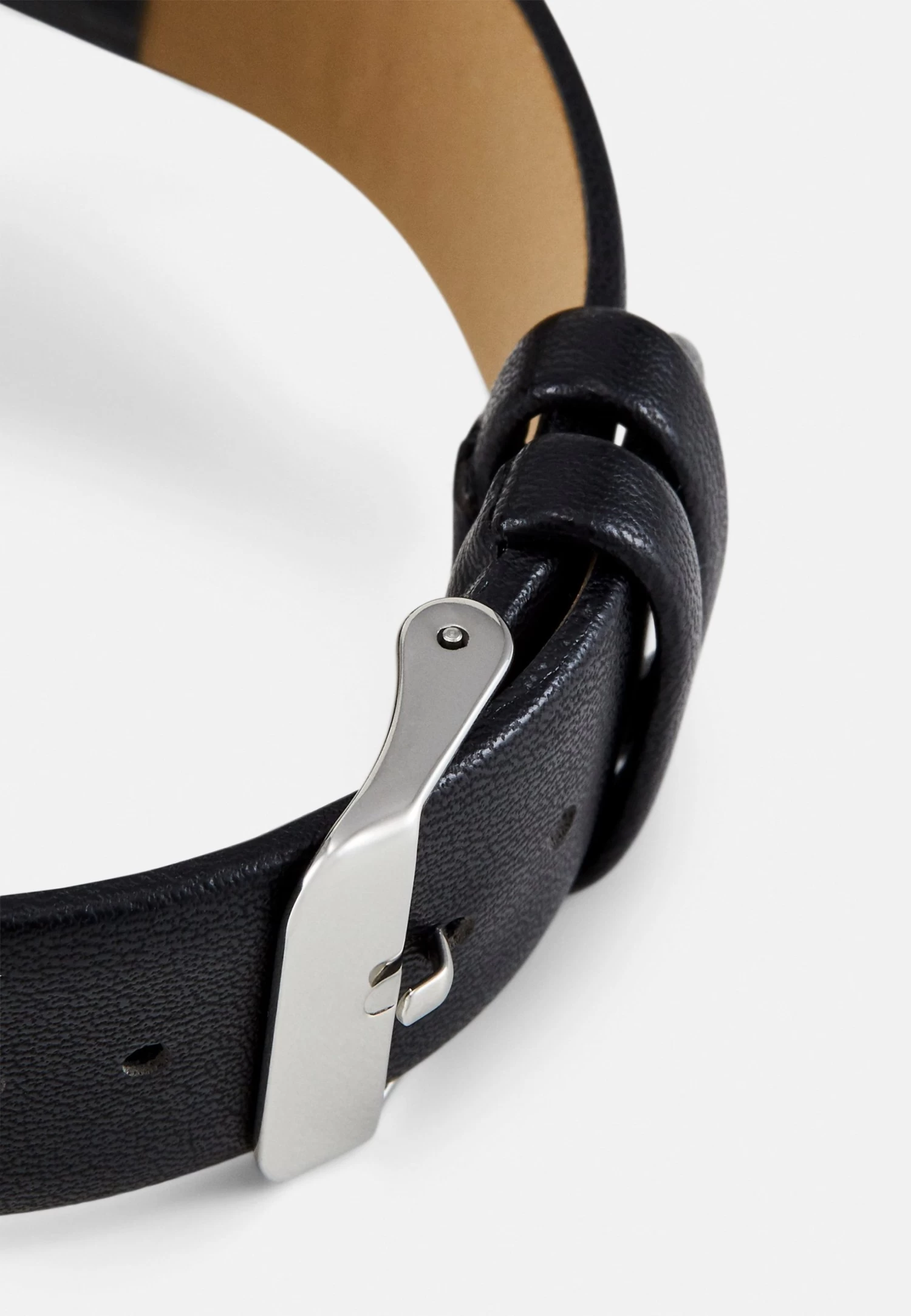 Watch - Black/Silver-Coloured