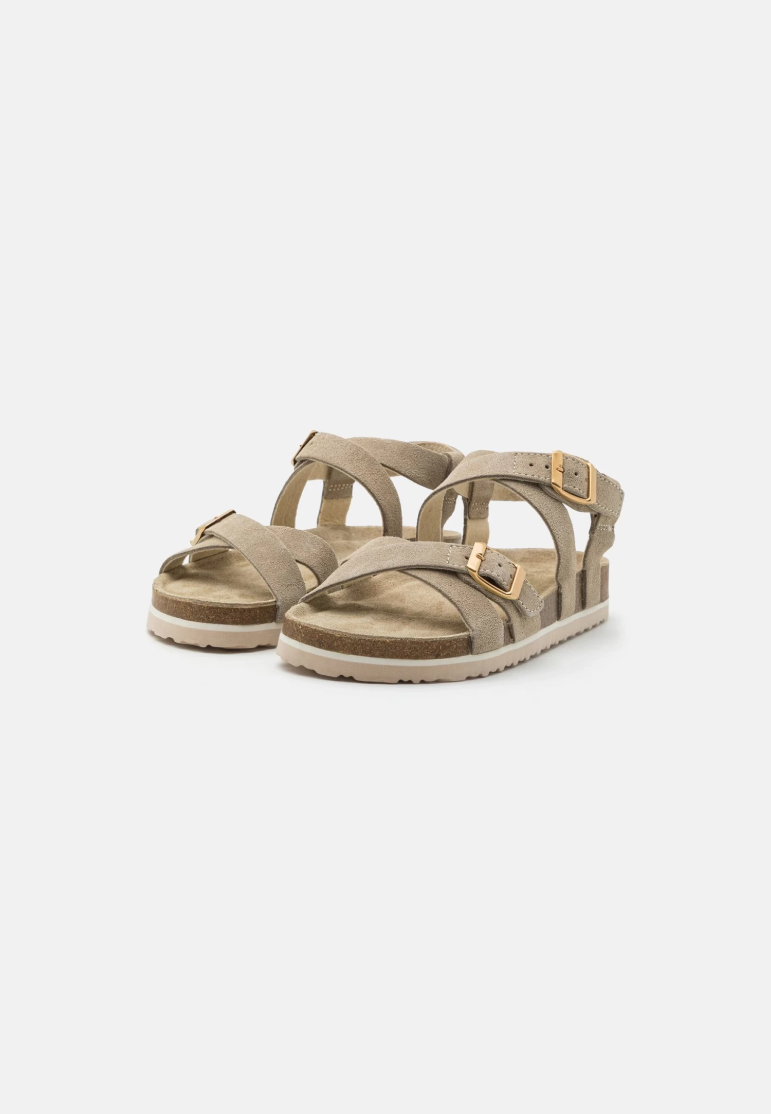 Leather- Sandals - Beige