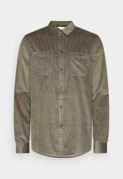 Pier One Corduroy Overshirt - Shirt - Khaki