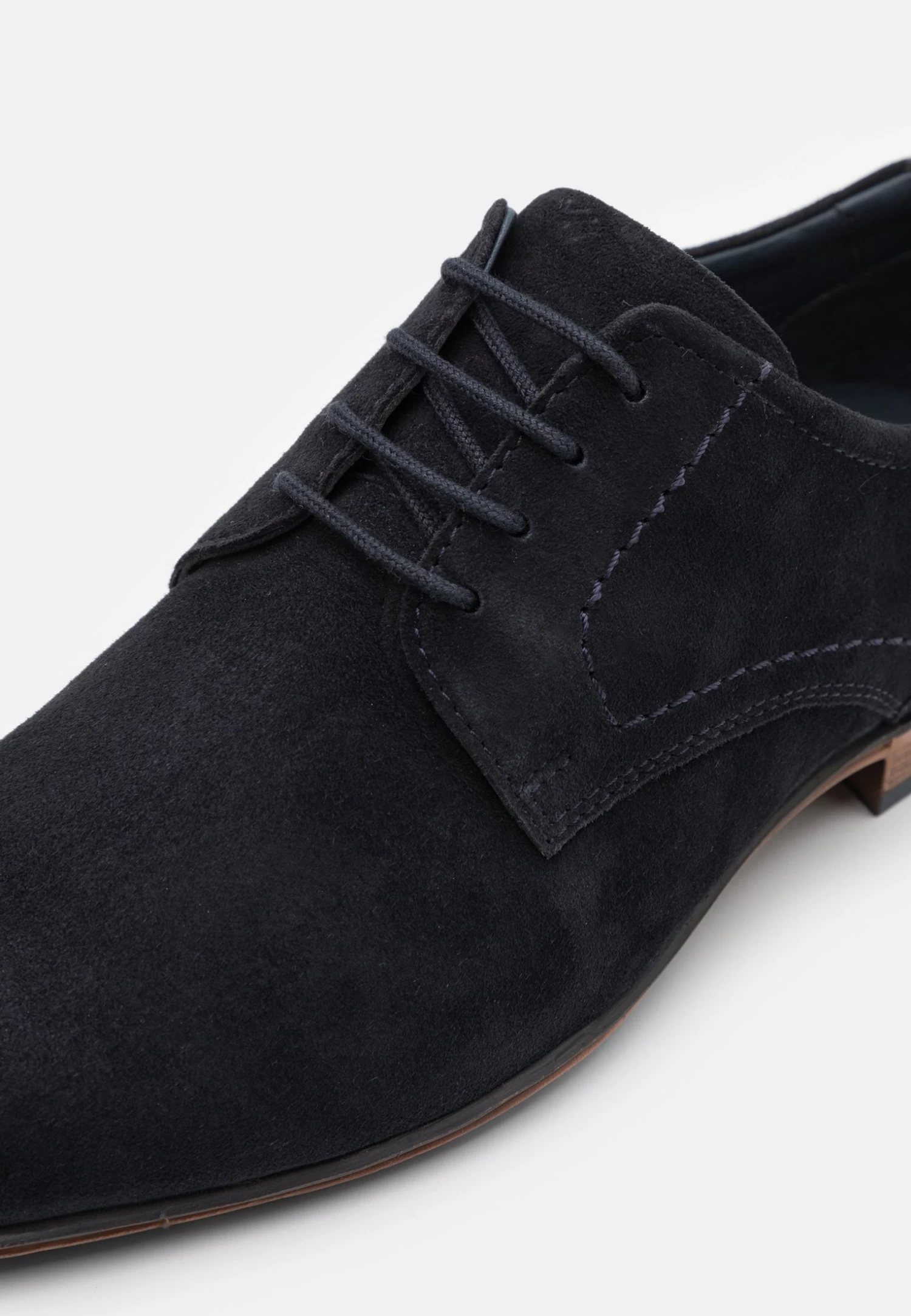 Leather - Smart Lace-Ups - Blue